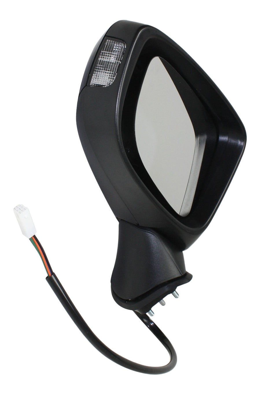 Power Mirror for Mazda 6 2014-2016, Left (Driver), Manual Folding, Heated, Paintable, with Signal Light, without Blind Spot Detection, Replacement