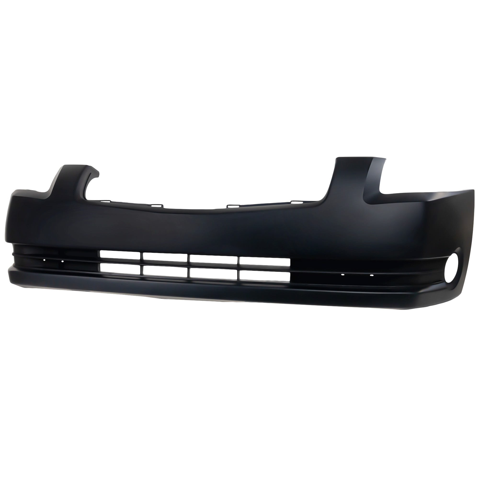 Front Bumper Cover for Nissan Maxima 2004-2006, Primed (Ready to Paint), with Fog Light Holes, Replacement (CAPA Certified)