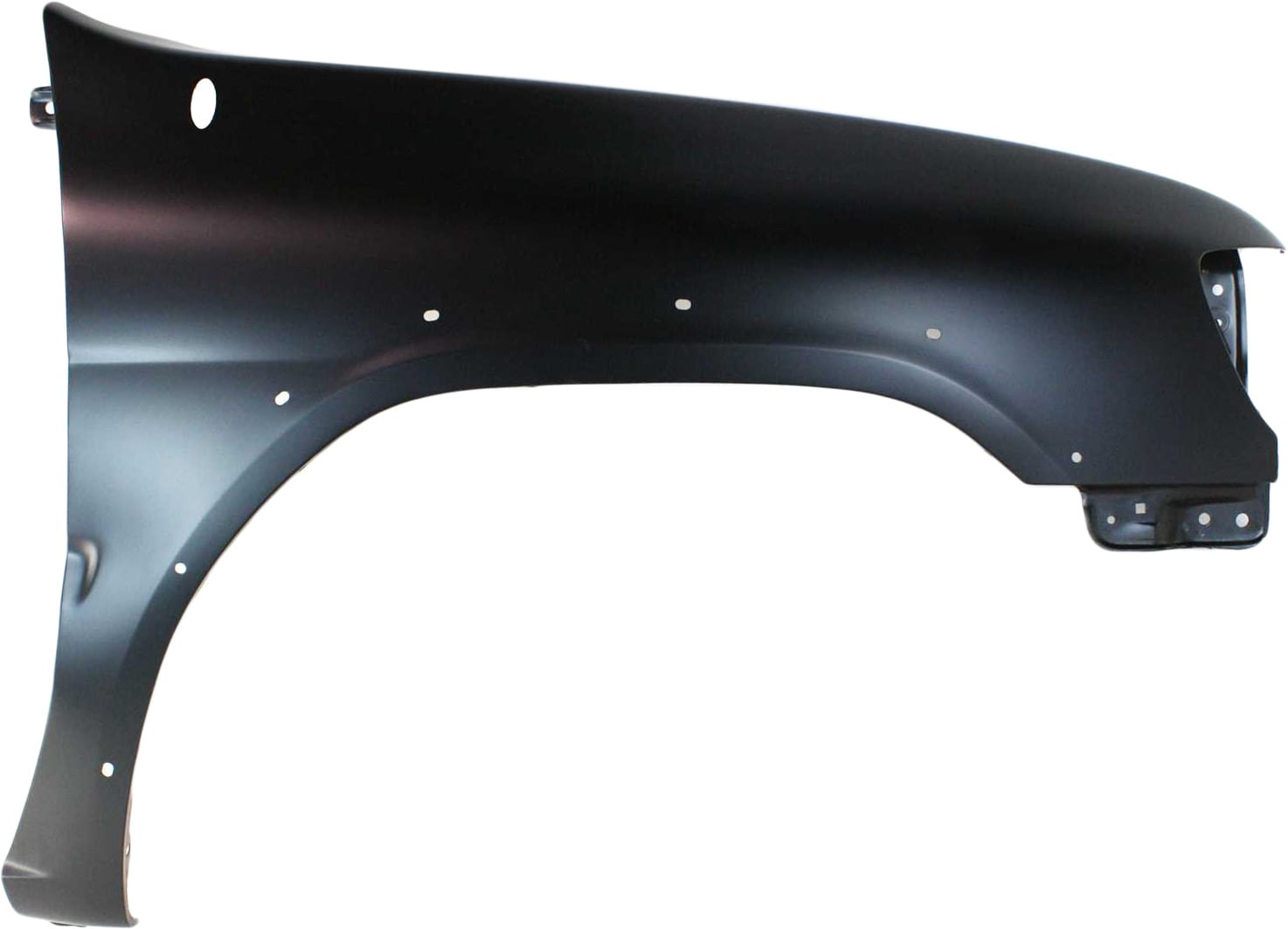 Front Fender for Nissan Pathfinder 1999-2004, Right (Passenger), Primed (Ready to Paint), with Flare Hole, without Guard Hole, Replacement