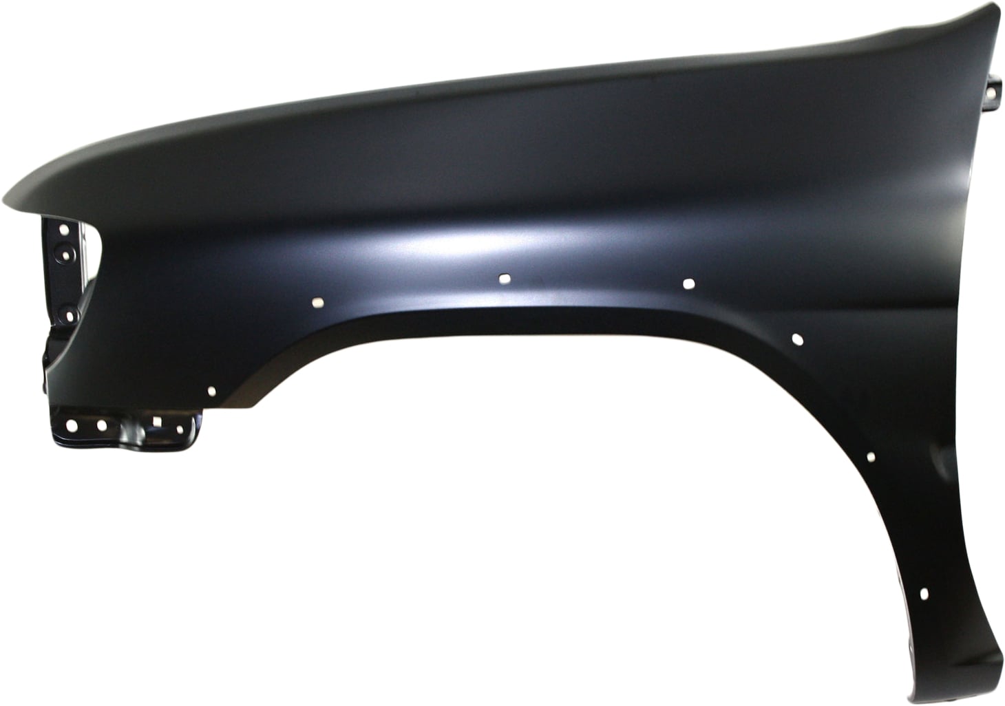 Front Fender for Nissan Pathfinder 1999-2004, Left (Driver), Primed (Ready to Paint), with Flare Hole, without Guard Hole, Replacement