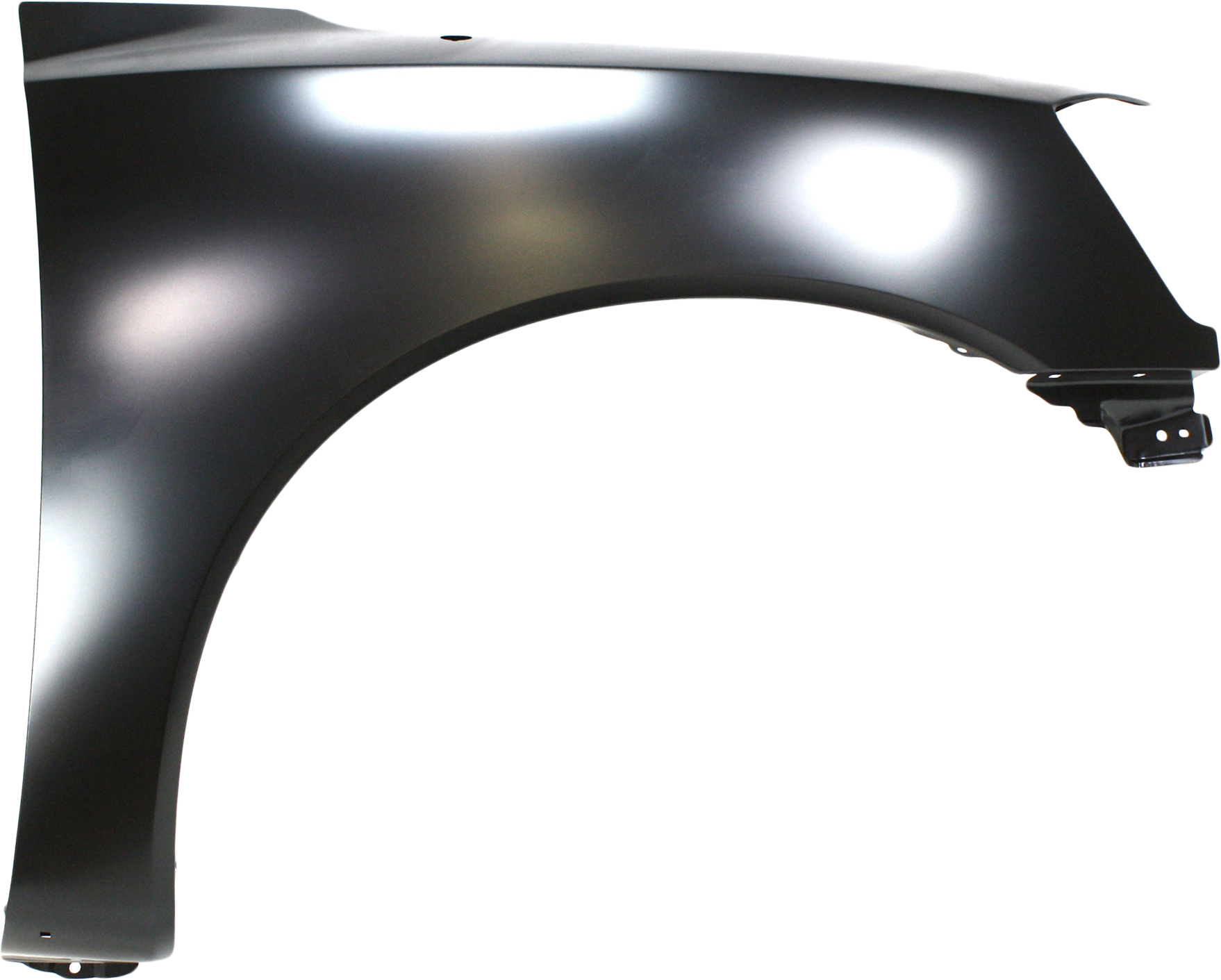 Front Fender for Nissan Titan 2005-2015, Right (Passenger) Side, Primed (Ready to Paint), with Antenna Hole, Replacement (CAPA Certified)