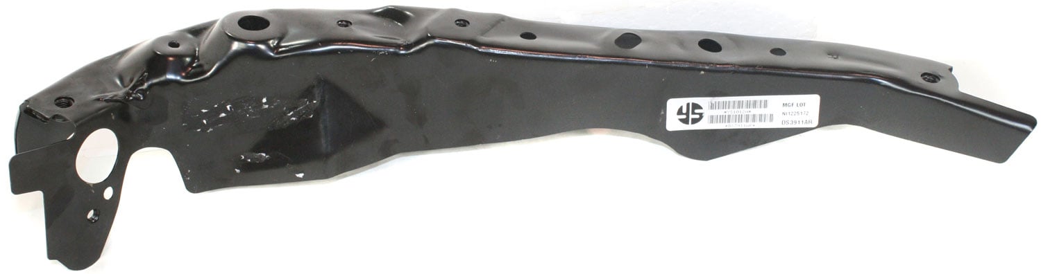 Radiator Support for Nissan Altima 2007-2009/Maxima 2009-2014, Right (Passenger), Black, Steel, Coupe/Sedan, Replacement