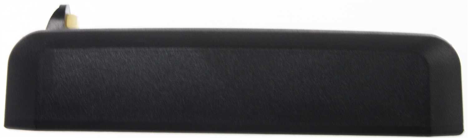 Front Exterior Door Handle for 1986-1997 Nissan Pickup, Right (Passenger), Plastic, Textured Black, Without Keyhole, Replacement
