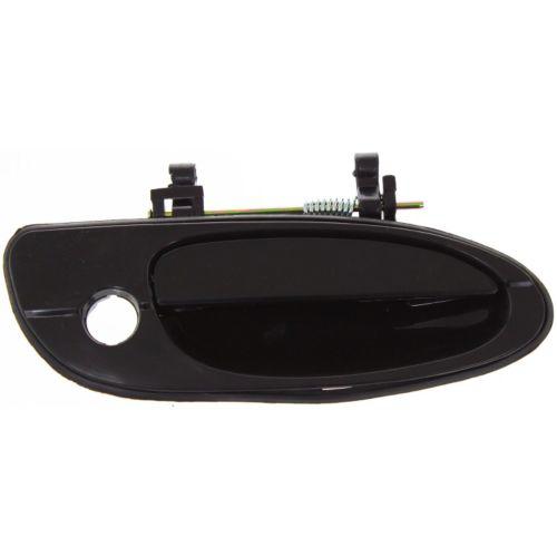 Front Right (Passenger) Outer Door Handle for 2002-2003 Nissan Maxima GLE, GXE - Super Black, Code KH3, Replacement,  806062Y904