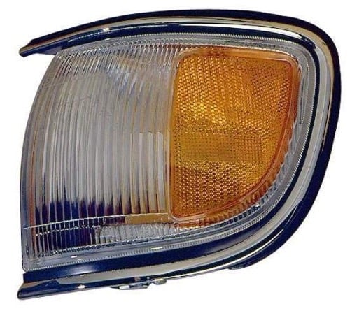 Front Right (Passenger) Side Marker Light Assembly for 1996 - 1999 Nissan Pathfinder, Replacement Lens Cover w/Bright Rim to 12/98,  261100W025