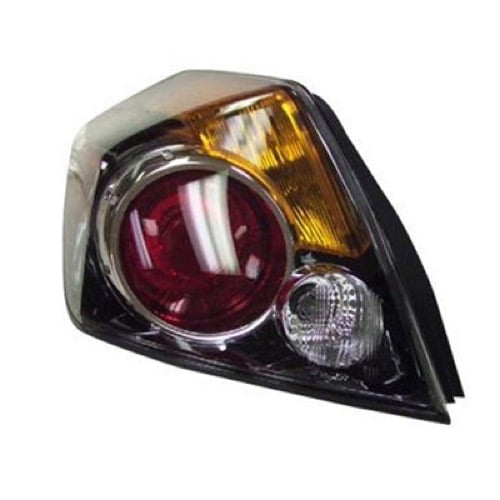 Left (Driver) Tail Light Assembly Replacement for 2007-2009 Nissan Altima, Rear Tail Light Assembly, Lens/Cover, Sedan and Hybrid Sedan, Gas Hybrid, OEM 26555ZN50A