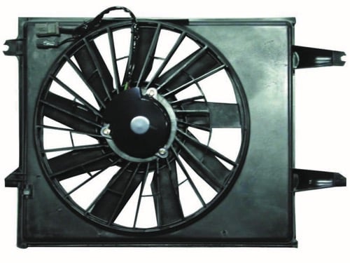 Radiator Cooling Fan Assembly for 1993 - 1995 Mercury Villager, Includes Motor, Fan, Blade, Standard Duty, OEM Part Number: F4XY8C607A, Replacement