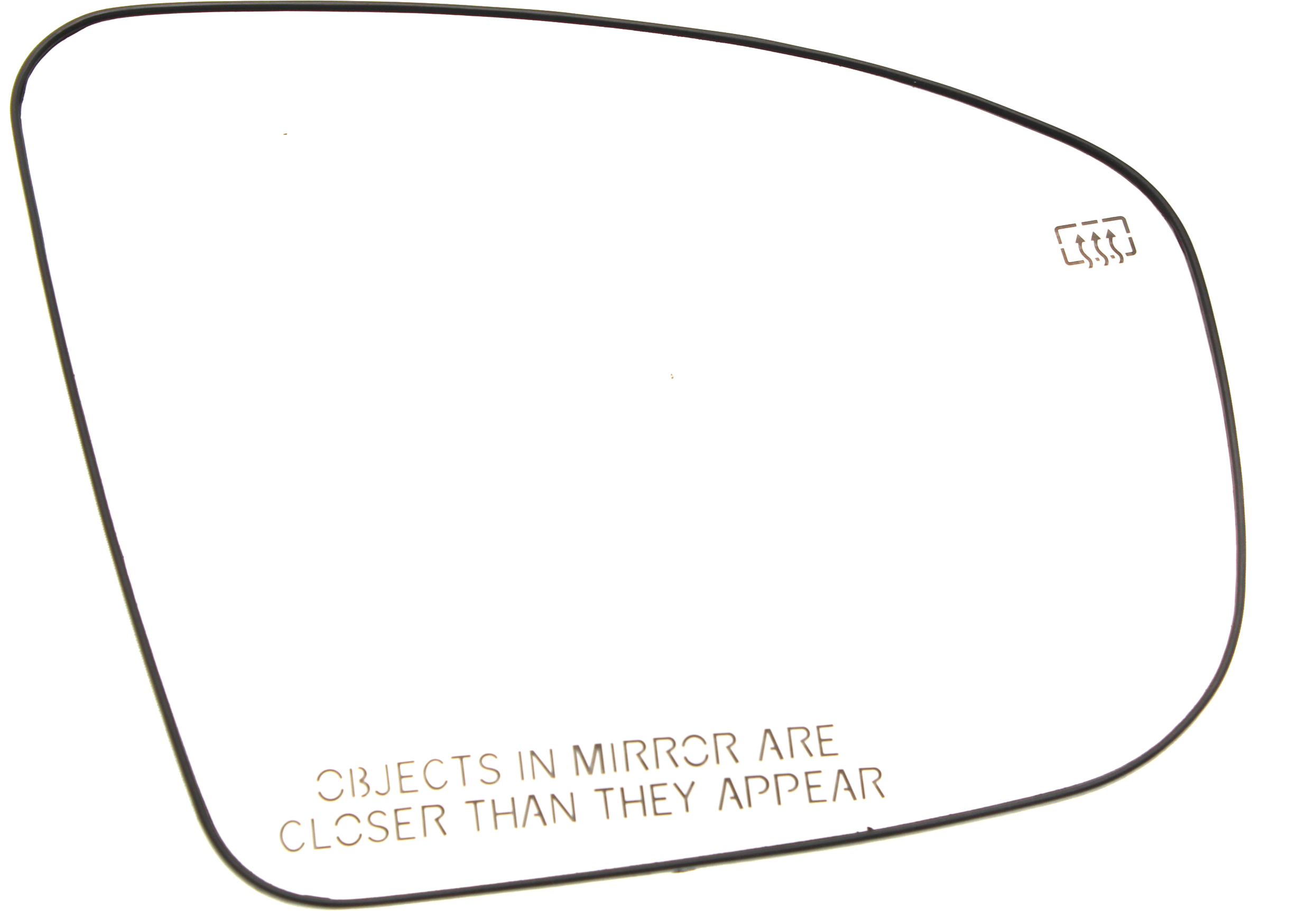 Heated Mirror Glass for Nissan Pathfinder 2013-2016 Right (Passenger), with Backing Plate, 2014-2014 Platinum/SL Hybrid Models, Replacement