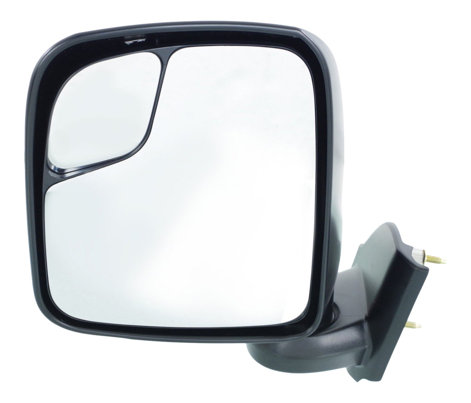 Manual Adjustment, Non-Heated, Non-Towing Mirror for Nissan NV200 (2013-2021) Left (Driver), Manual Folding, Textured, S Model, Replacement