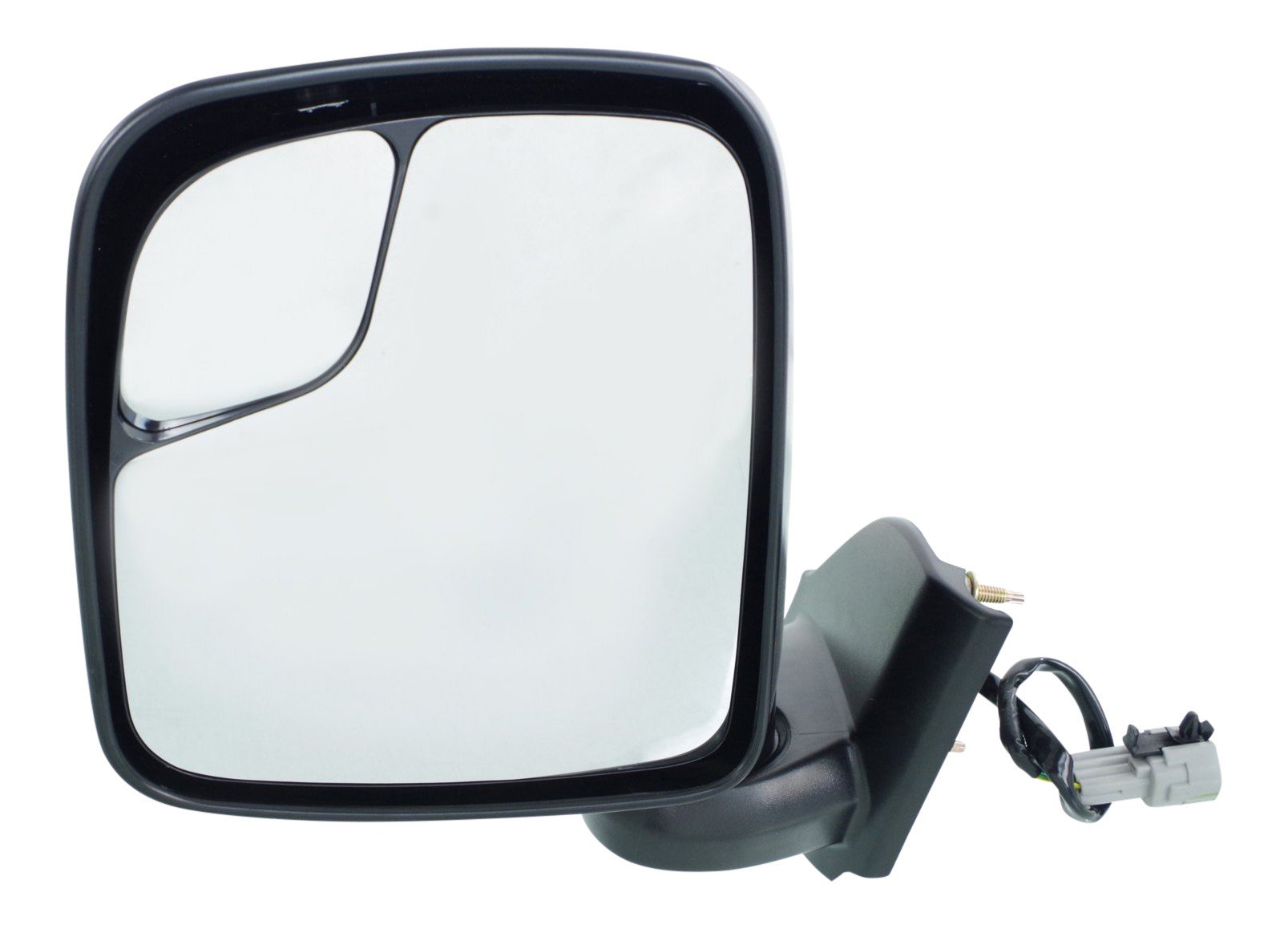 Power Mirror for Nissan NV200 2013-2021, Left (Driver), Non-Towing, Manual Folding, Heated, Paintable, with Appearance Package, SV Model, Replacement