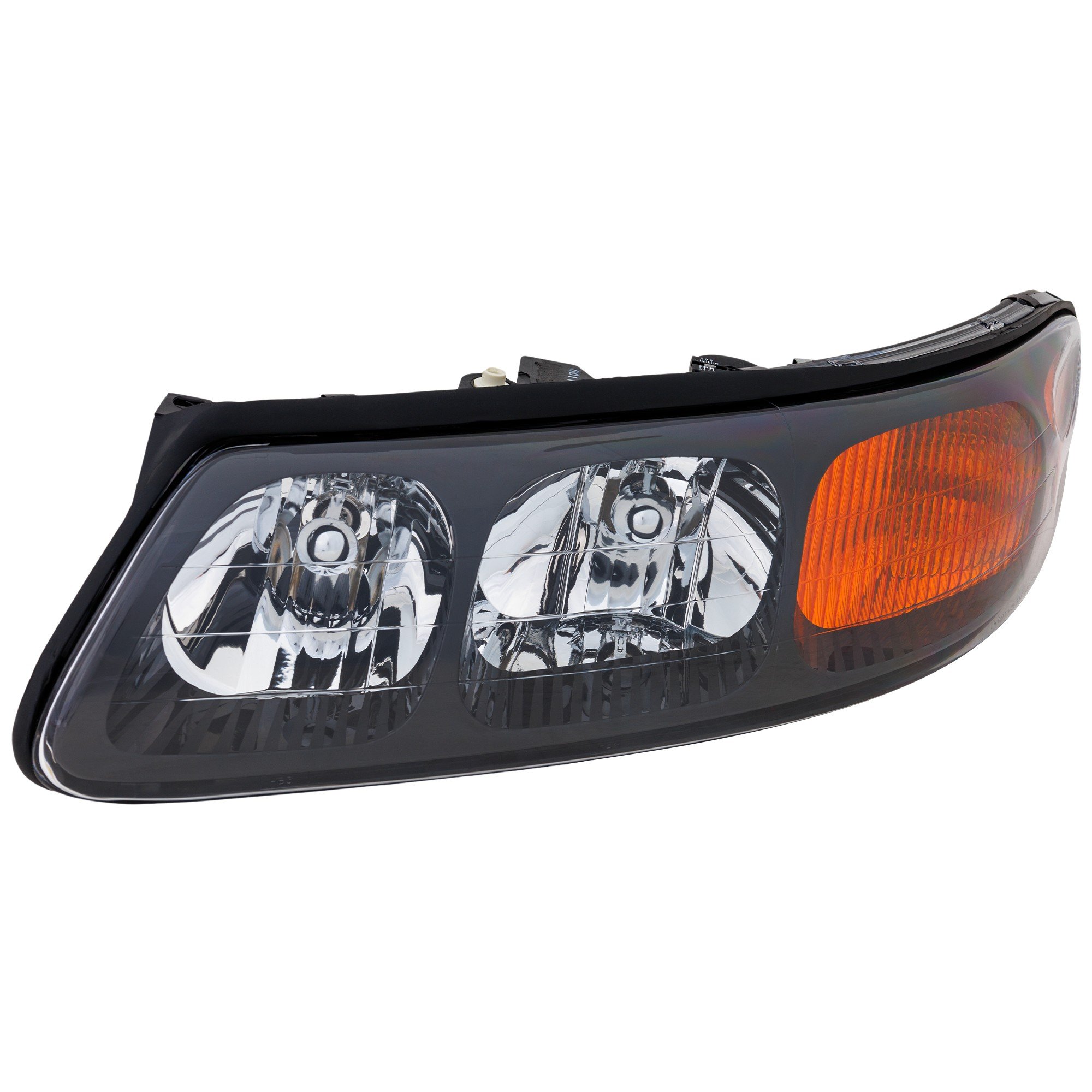 Headlight Assembly for Pontiac Bonneville 2000-2004 Left (Driver), Halogen Light, Suitable for SE, SLE, SSEi Models Up To 9-1-2003, Replacement