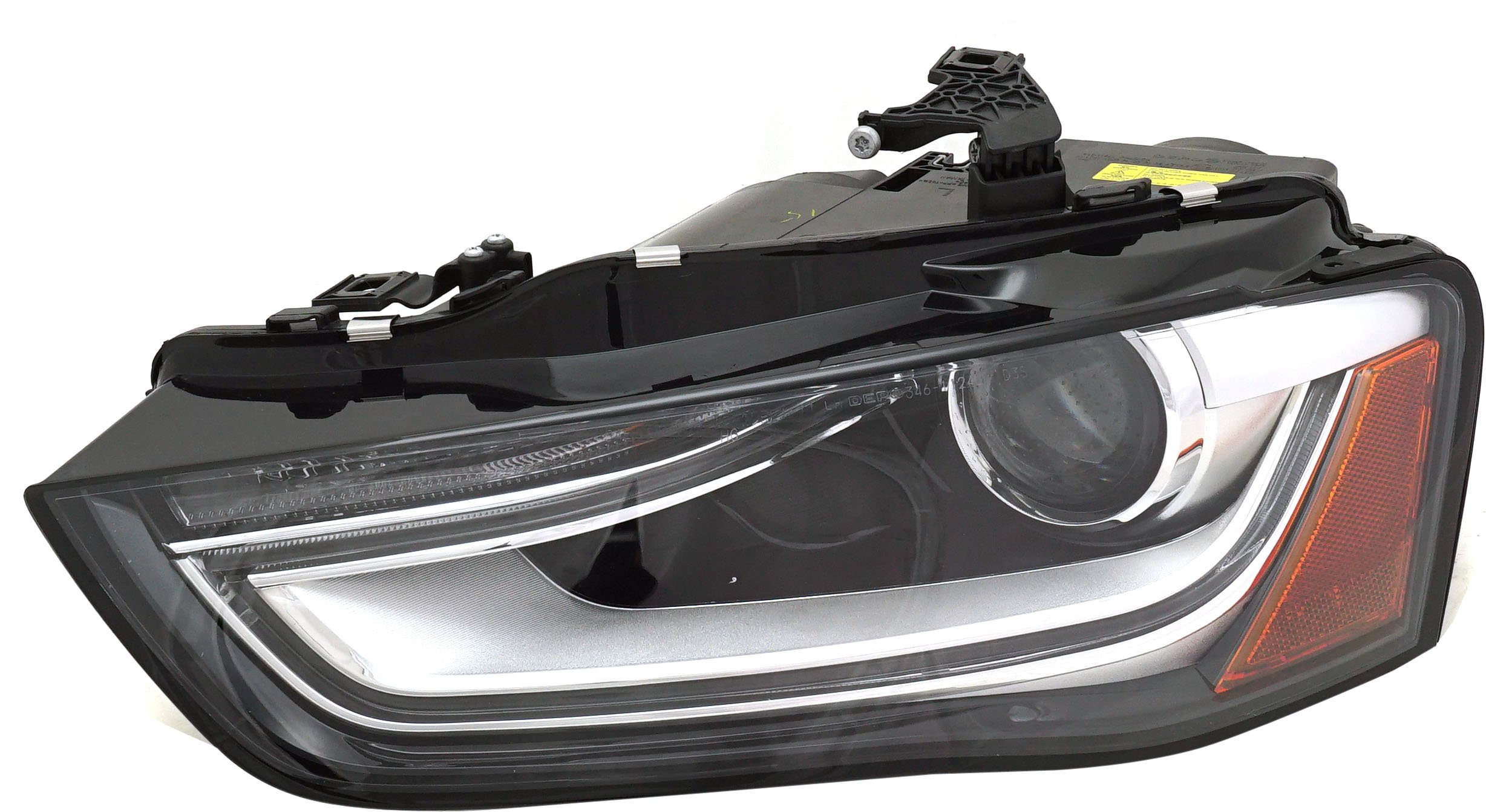 Headlight for Audi A4 Allroad 2013-2016 Left (Driver), Lens and Housing, Xenon, without High Intensity Discharge Kit, without Curve Lighting, Replacement