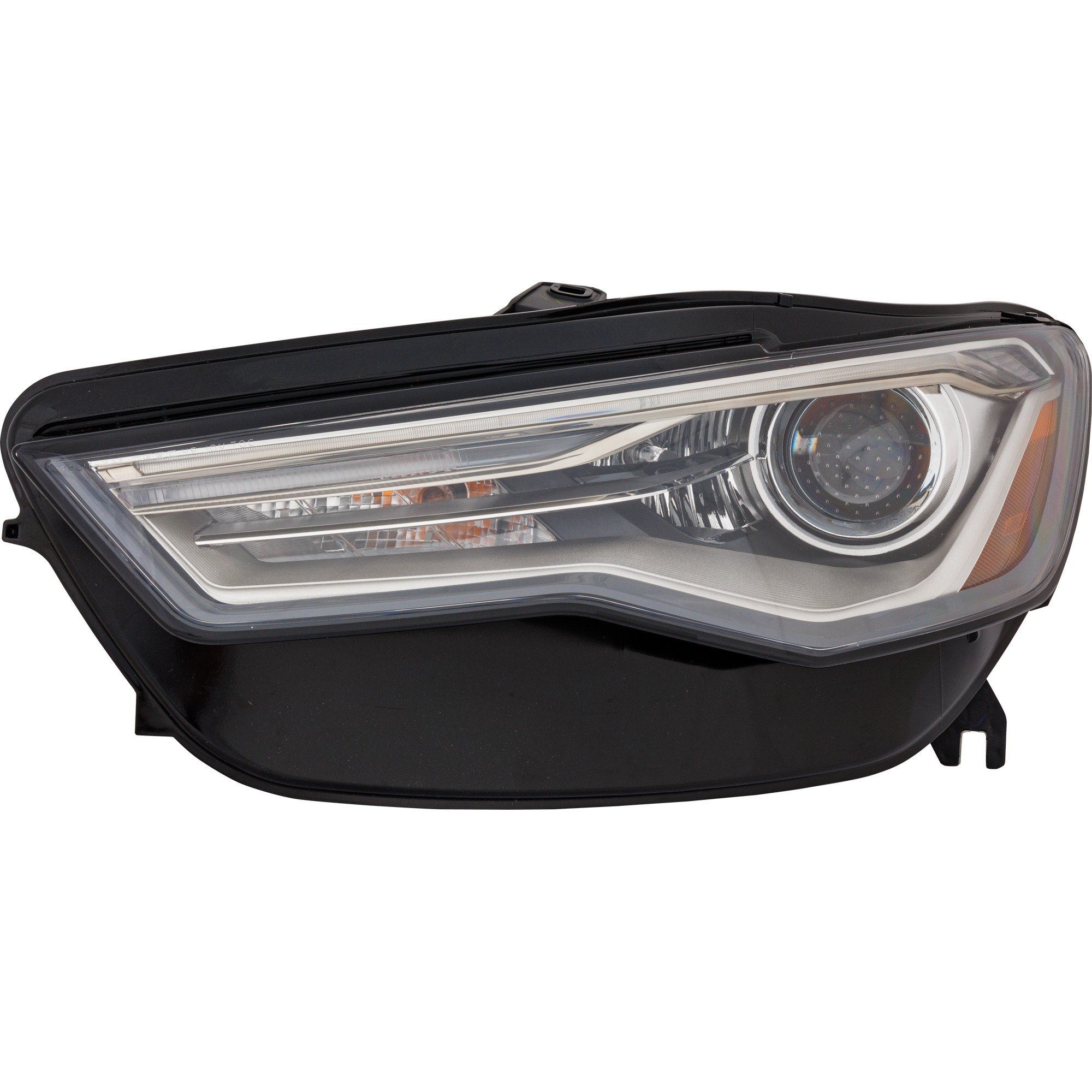 Headlight for Audi A6/S6 2016-2018, Left (Driver) Side, Lens and Housing, Xenon Light, Without HID Kit, With Auto Level Lights, Replacement