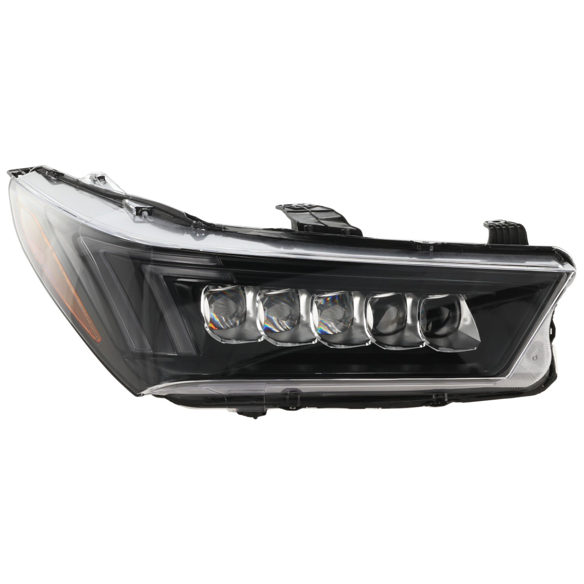 Headlight Assembly for Acura MDX A-Spec Model, 2017-2020, Right (Passenger), LED, without Logo, Replacement