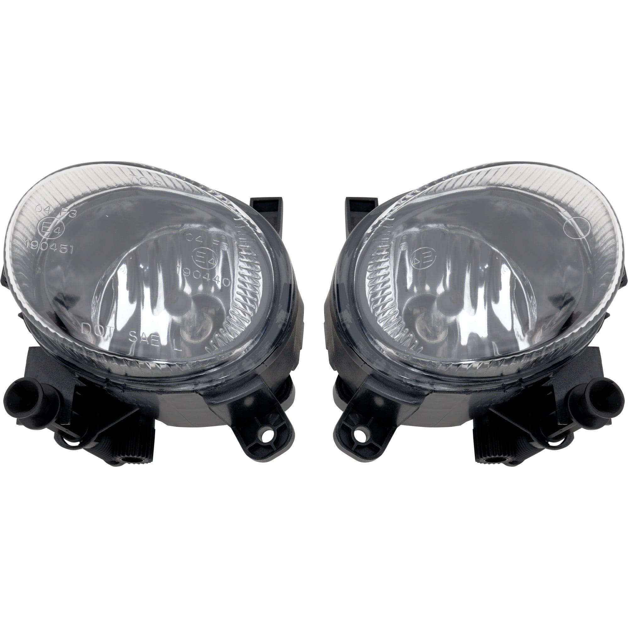 Fog Light Assembly for Audi A4 Quattro 2009, A5/S5 2008-2012, Halogen, Clear Lens, Right (Passenger) and Left (Driver), Replacement