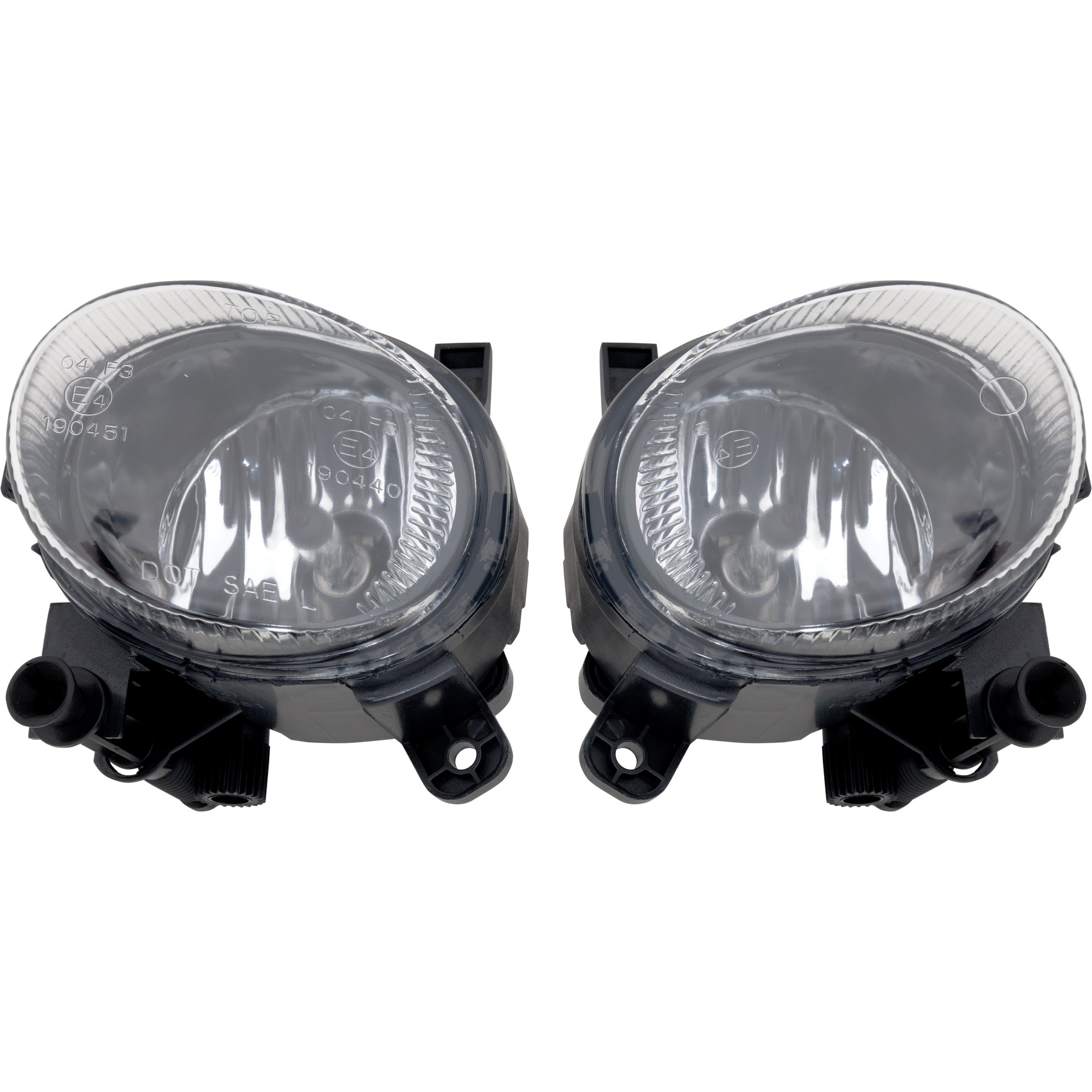 Fog Light Assembly for Audi A4 Quattro 2009, A5/S5 2008-2012, Halogen, Clear Lens, Right (Passenger) and Left (Driver), Replacement