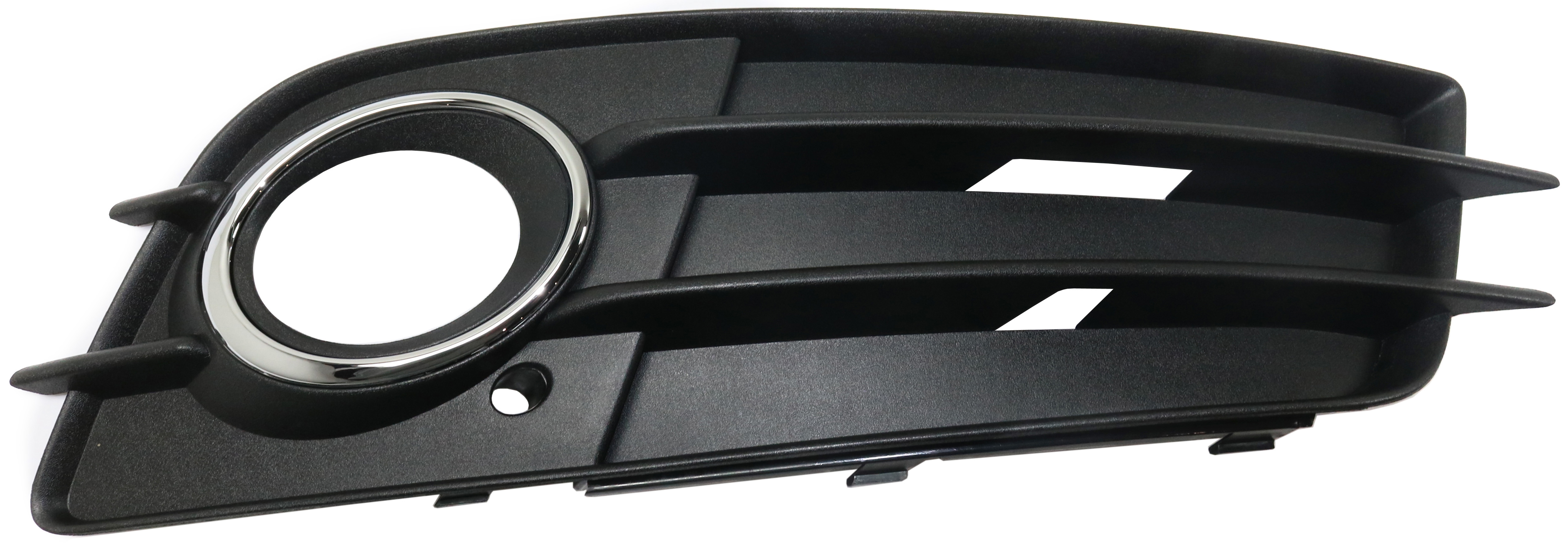 Front Fog Light Molding for Audi A4/S4 2009-2012, Right (Passenger), Primed (Ready to Paint), Without Adaptive Cruise Control, S-Line Package Included, Replacement