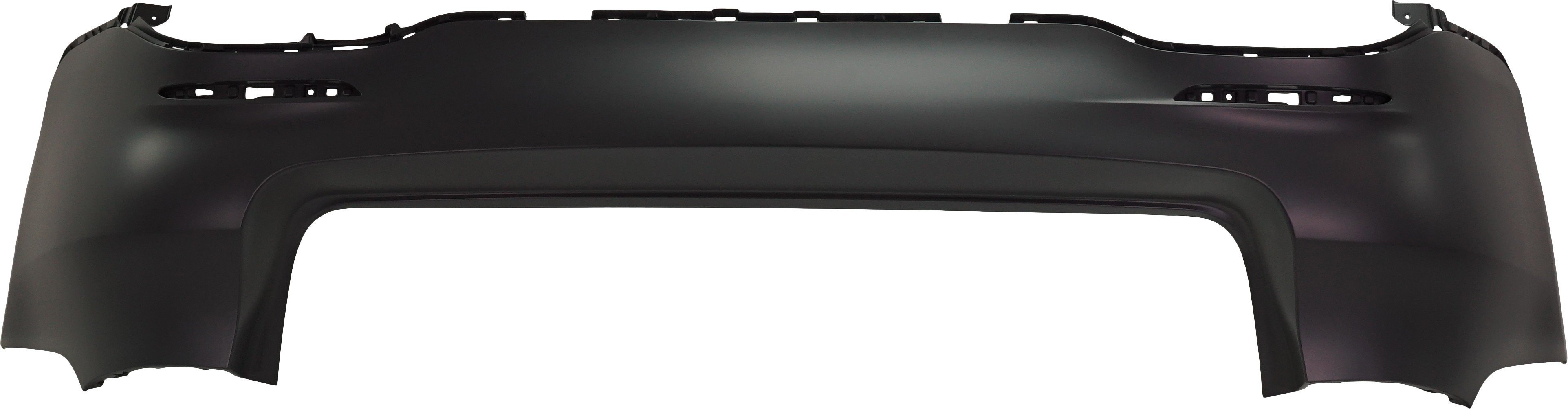 Rear Bumper Cover for Mercedes-Benz GLC300/GLC43 AMG/GLC63 AMG (2016-2019), Primed (Ready to Paint), with AMG Body Styling, without Active Park Assist Sensor Holes, Replacement