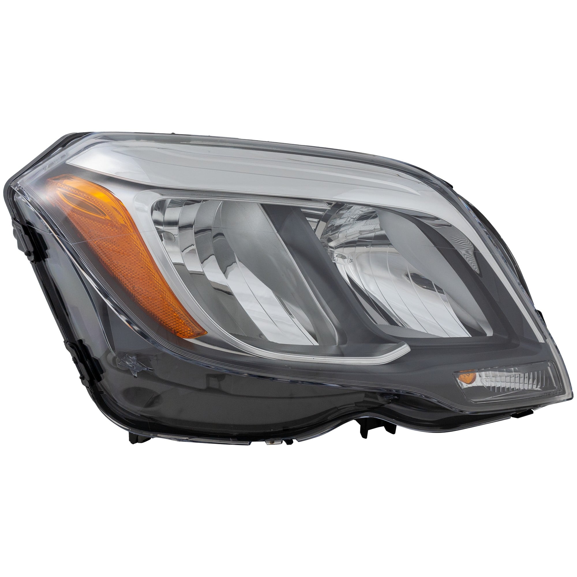 Headlight Assembly for Mercedes-Benz GLK-Class 2013-2015, Right (Passenger), Halogen, Replacement