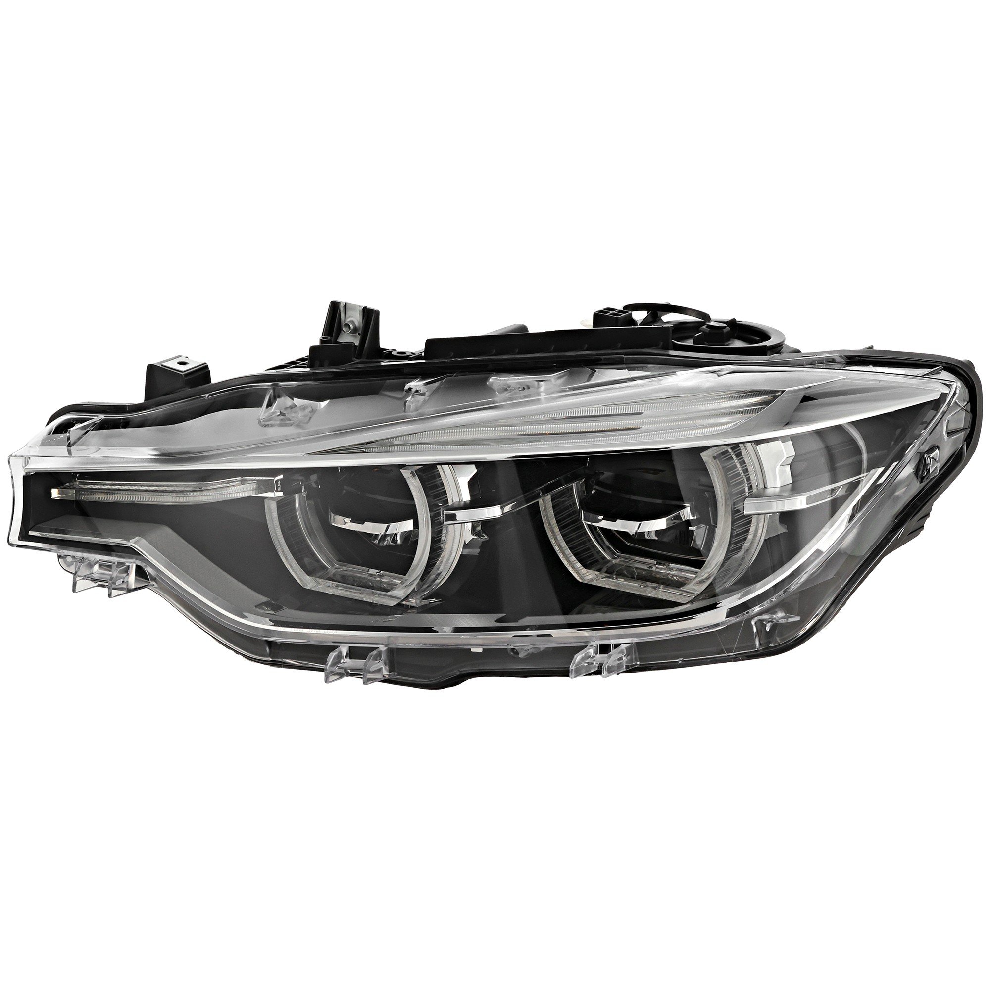 LED Headlight Assembly for BMW 3-Series (2016-2019), Left (Driver), with Adaptive Headlights for Standard/Luxury Line Models, fits Sedan (2016-2018) / Wagon, Replacement