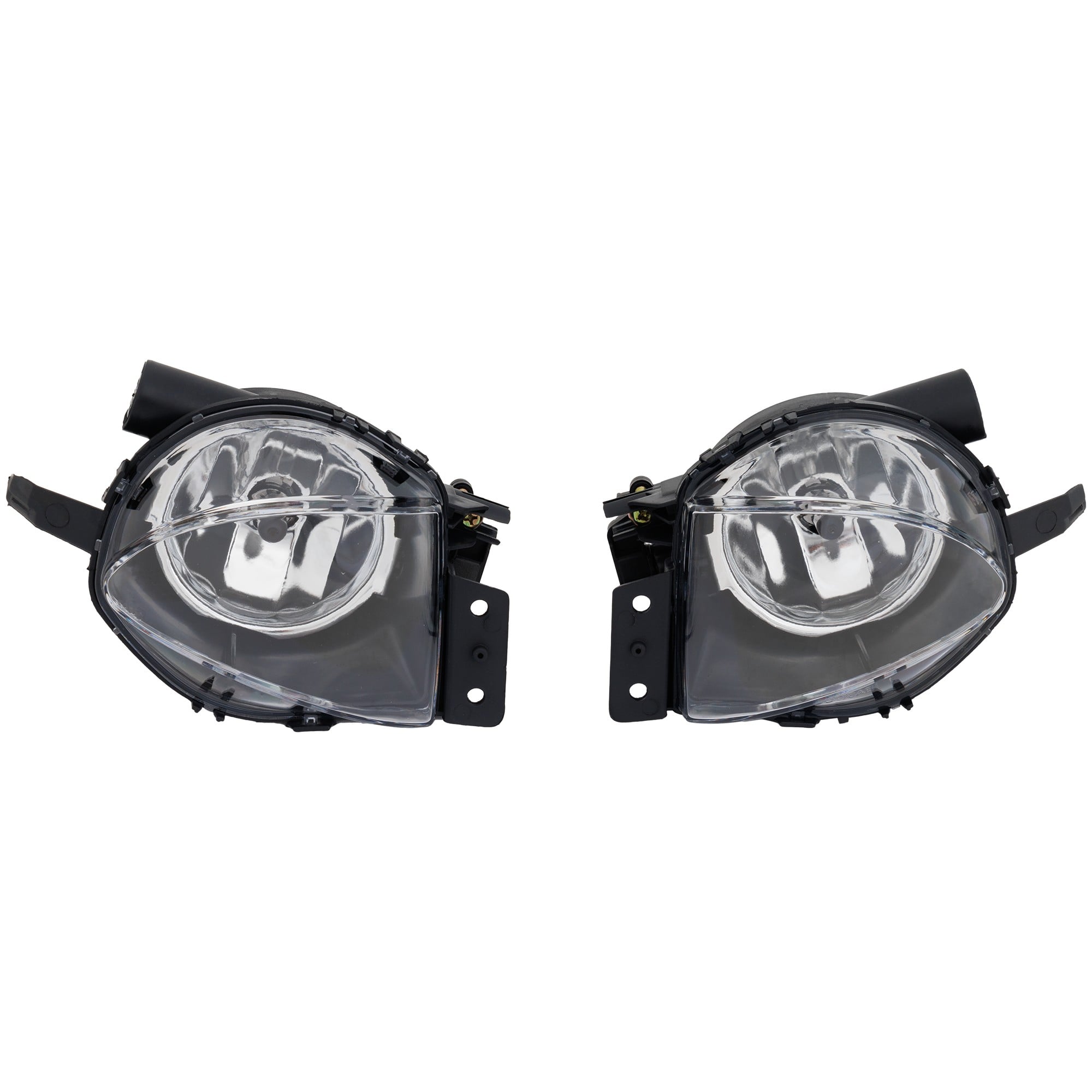 Fog Light Assembly for BMW 3-Series 2006-2008, Right (Passenger) and Left (Driver), Halogen, Clear Lens, without M Package, Sedan/Wagon, Replacement