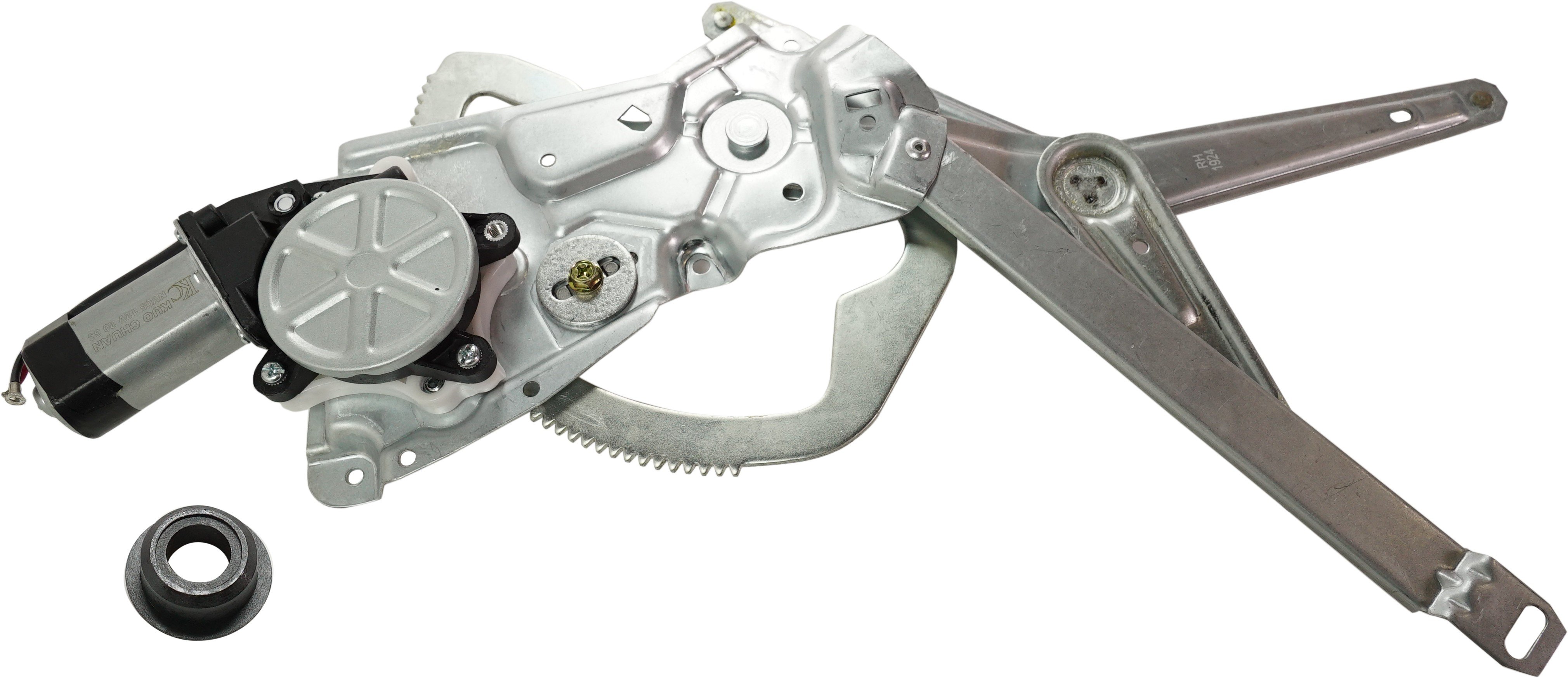 Front Window Power Regulator with Motor for BMW 3-Series 1992-1993, Right (Passenger), Sedan, Up to September 1993, Replacement Models: 318i, 325i, 328i.