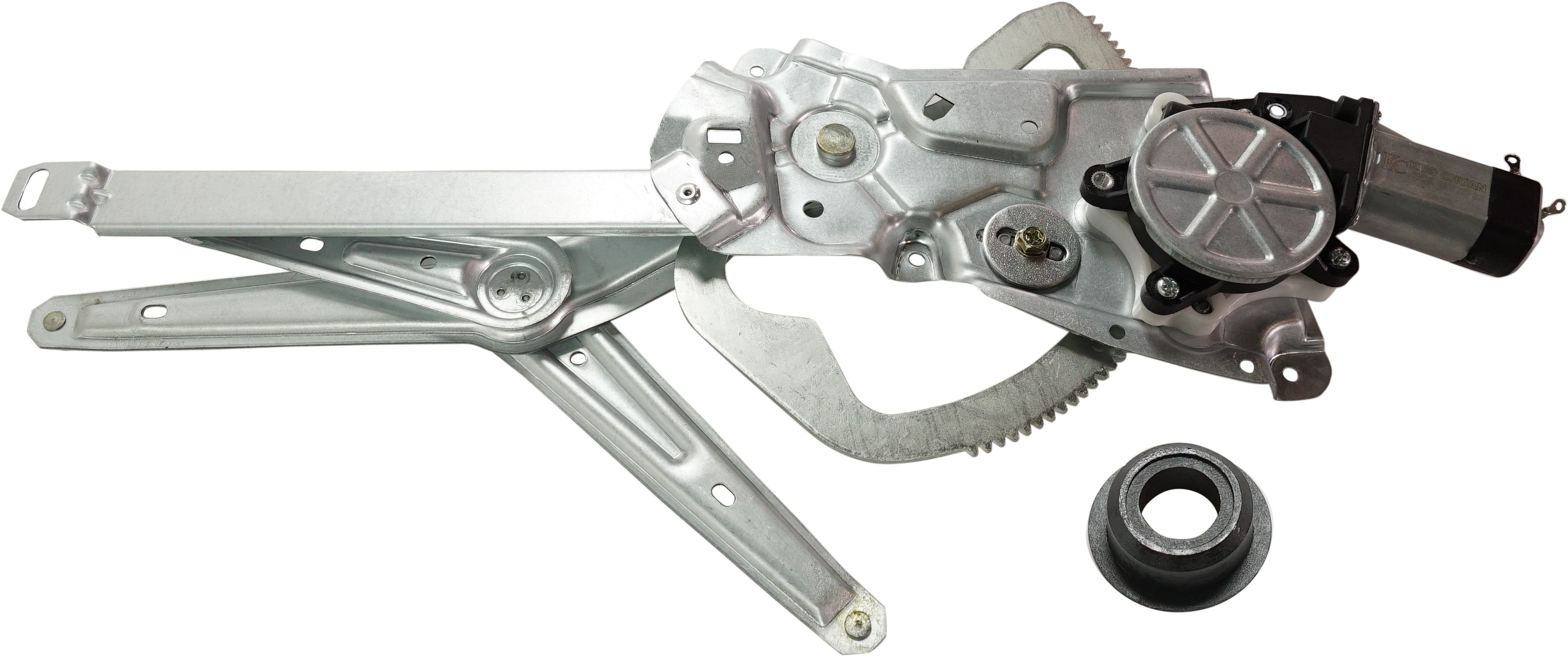 Power Front Window Regulator with Motor for 1992-1993 BMW 3-Series Sedan, Left (Driver), Up to 09/93, Replacement - Fits: 318i, 318is, 325i, 325is.