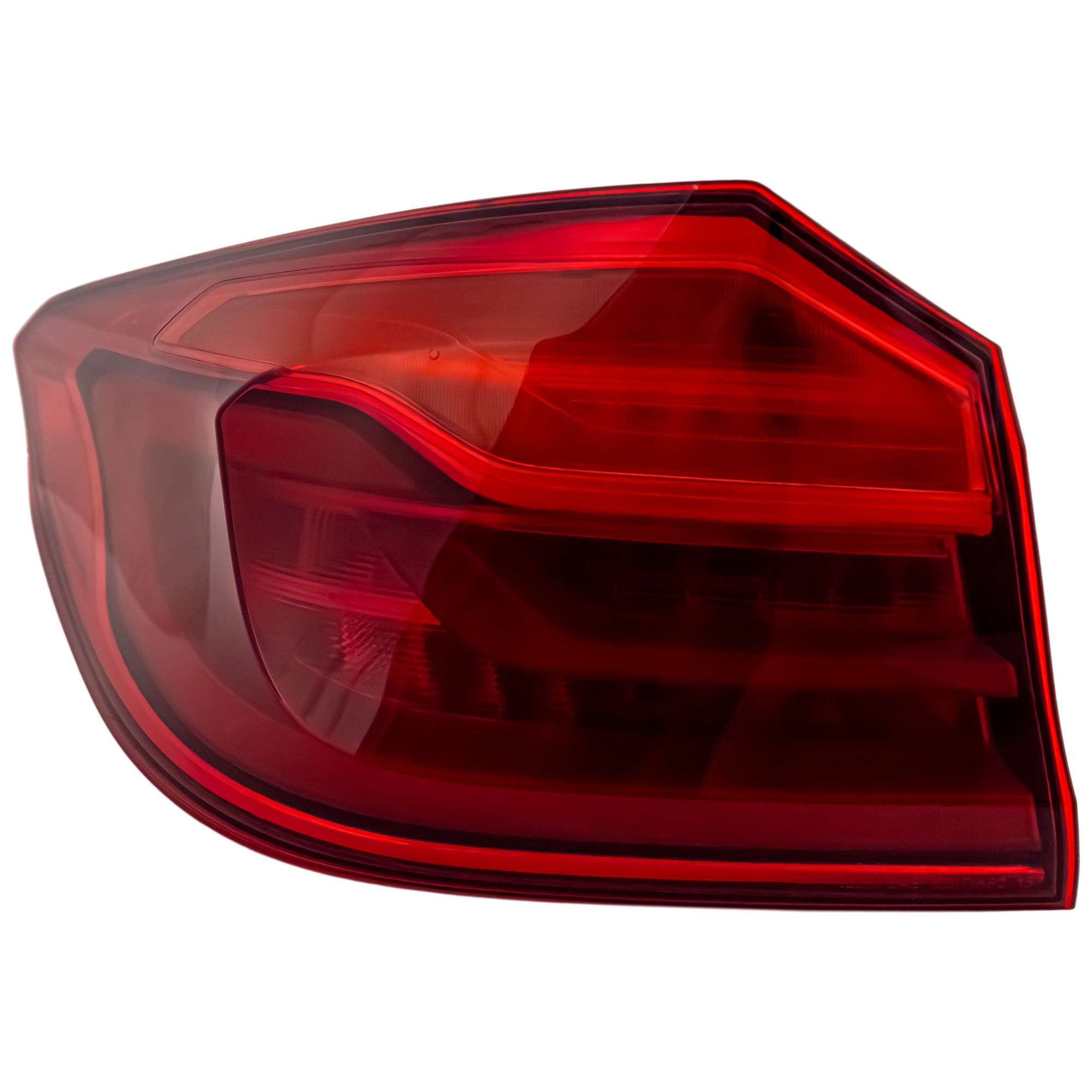 LED Tail Light Assembly for BMW 5 Series 2017-2020, Outer, Left (Driver), Sedan, Replacement Models: 520i, 525i, 530i, 535i, 540i, 550i.