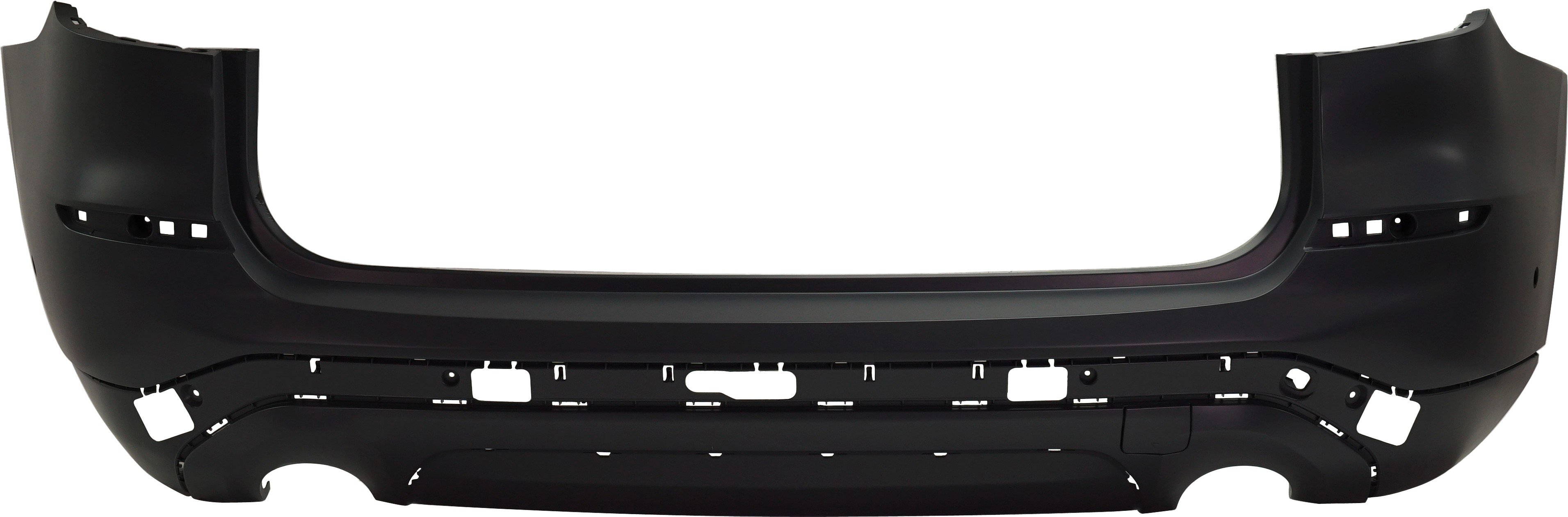 Rear Bumper Cover for BMW X3 18-21, Primed (Ready to Paint), 30I Models, xLine without M Sport Package, with Park Assist Sensor Holes without Trailer Hitch, Replacement