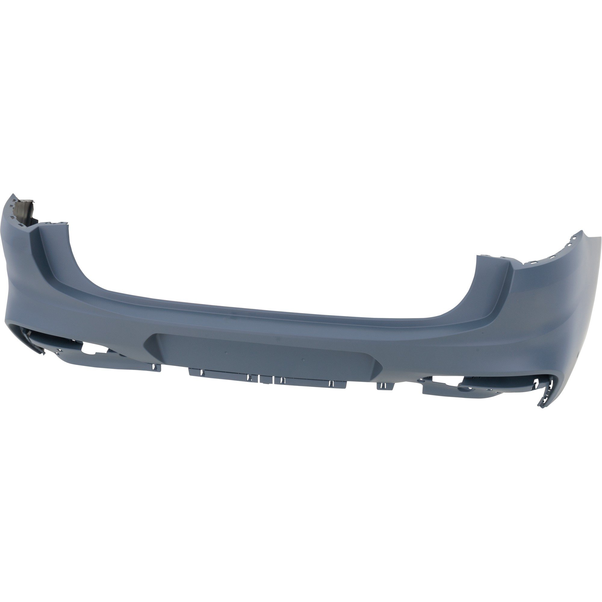 Rear Bumper Cover for BMW X4 2019-2021, Primed (Ready to Paint), with M Sport Package, without Camera Hole, with Park Assist Sensor Holes, for M40i/xDrive30i Models, Replacement