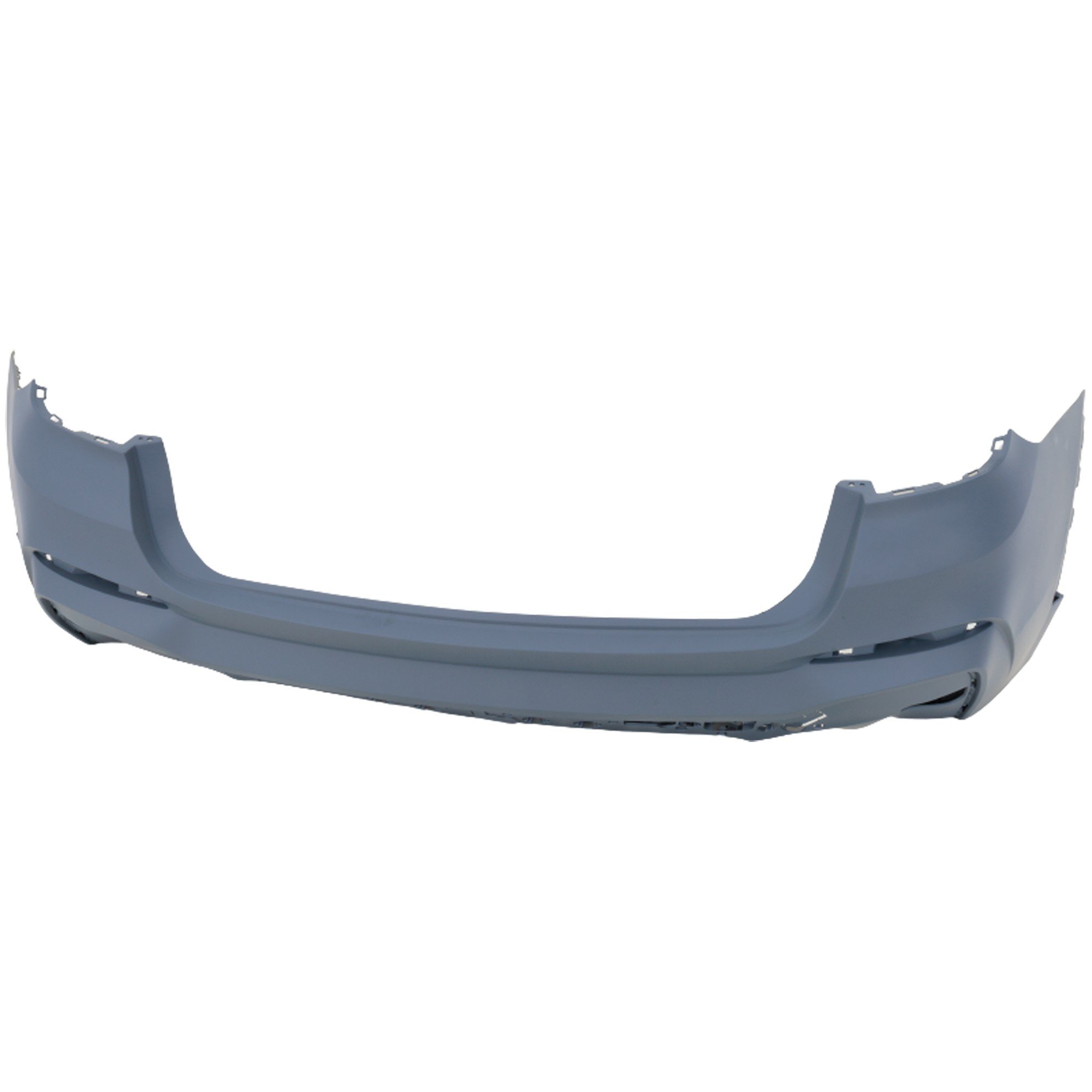 Rear Bumper Cover for BMW X4 2015-2018, Primed (Ready to Paint), with M Sport Package, without Park Assist Sensor Holes, Replacement