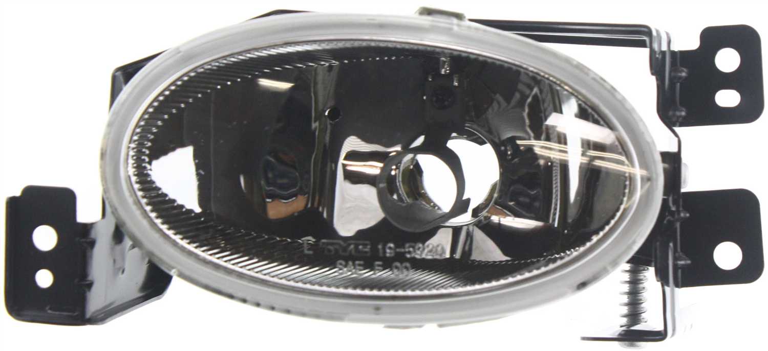 Front Fog Light for Acura TSX 2004-2008, Left (Driver) Side, Lens and Housing, Factory Installed, Replacement