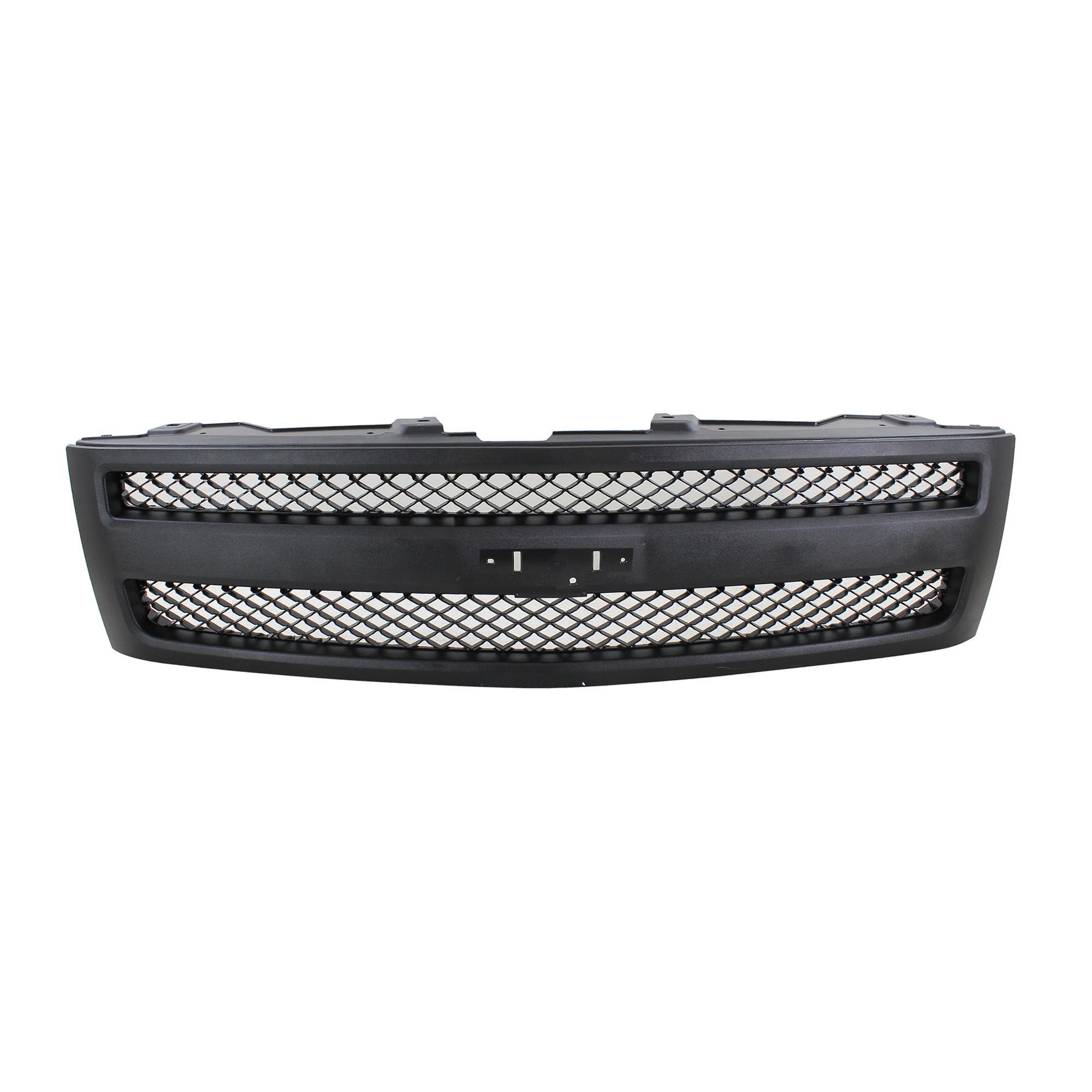 Replacement Grille for Chevrolet Silverado 1500 (2007-2013), Textured Black Shell and Insert, Excludes 2007 Classic Model