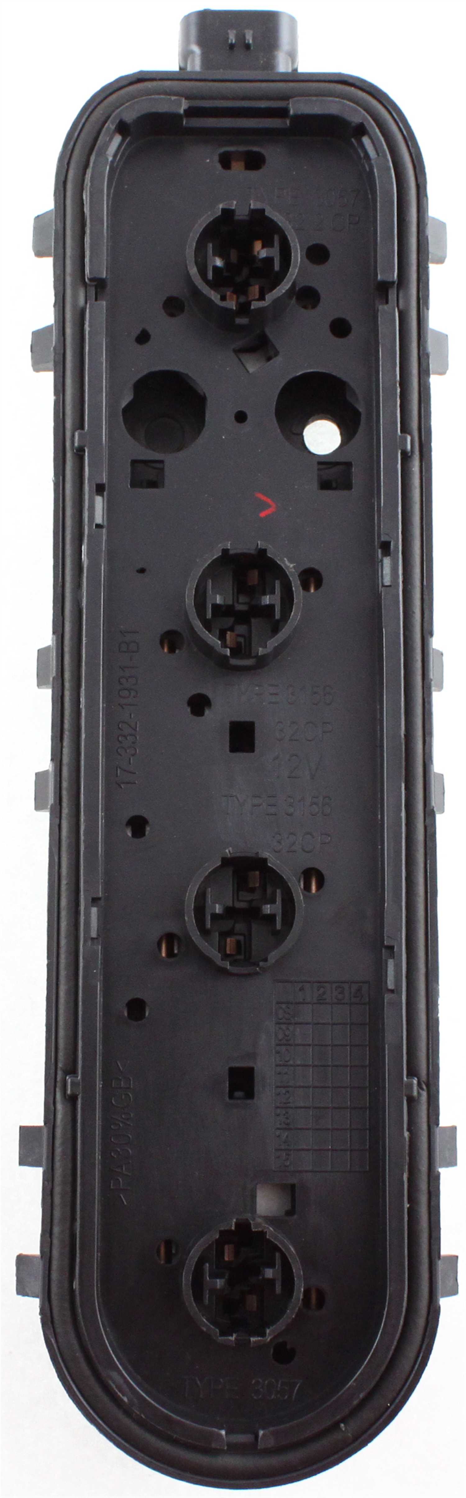 Tail Light Connector Plate for Chevrolet Venture 1997-2005, Right (Passenger) Side, Replacement