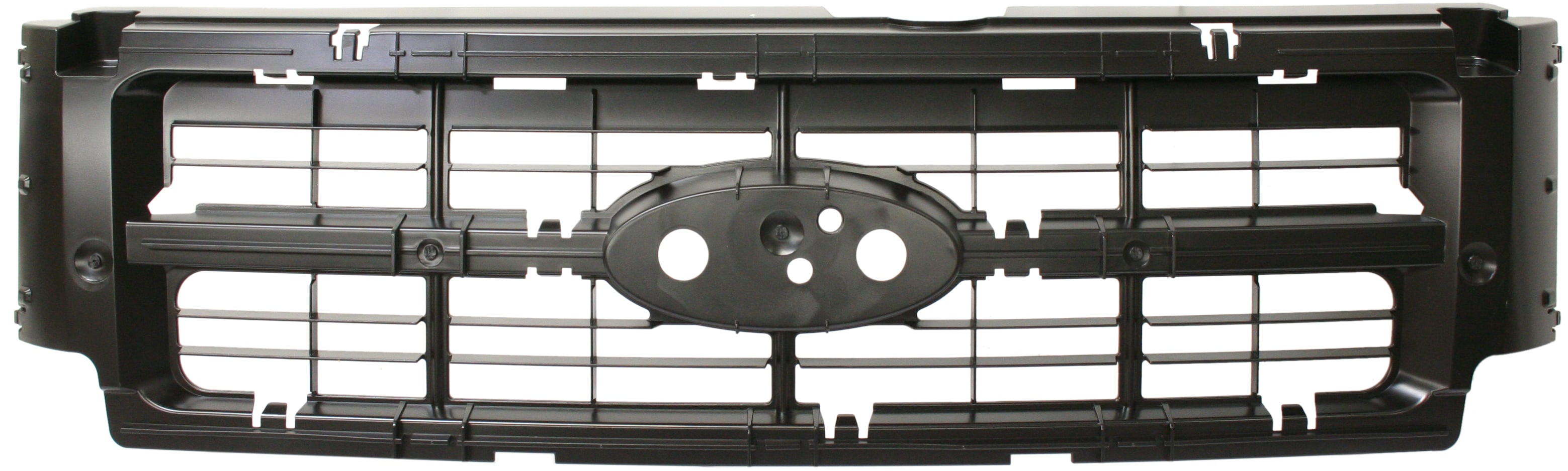 Header Panel for Ford Escape 2008-2012, Dark Gray Grille Reinforcement, Plastic Material, Replacement (CAPA Certified)