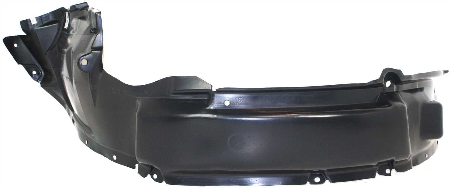 Front Fender Liner, Left (Driver) for 2008-2012 Ford Escape, 2008-2011 Mercury Mariner, Front Upper Section, Replacement