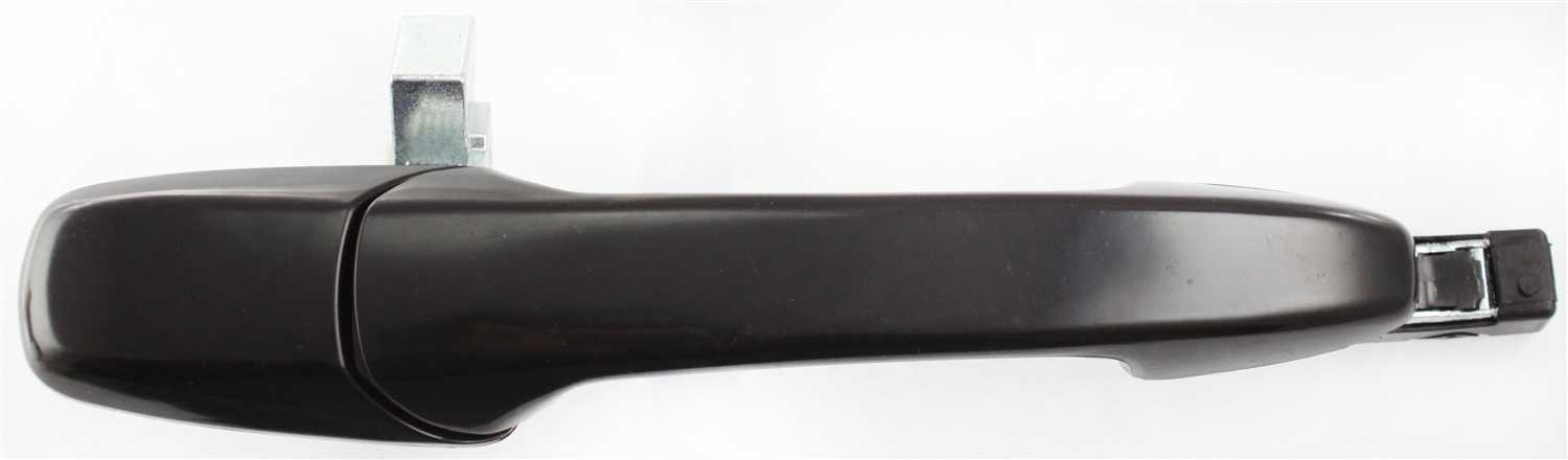 Front Exterior Door Handle for Ford Mustang 2005-2014, Right (Passenger), Primed (Ready to Paint) Black, Without Keyhole, Replacement