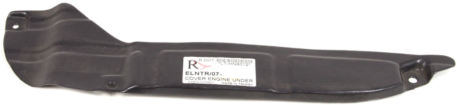 Engine Splash Shield for Hyundai Elantra (2007-2012) / Kia Forte (2010-2013), Under Cover, Right (Passenger), Rear Section, Replacement