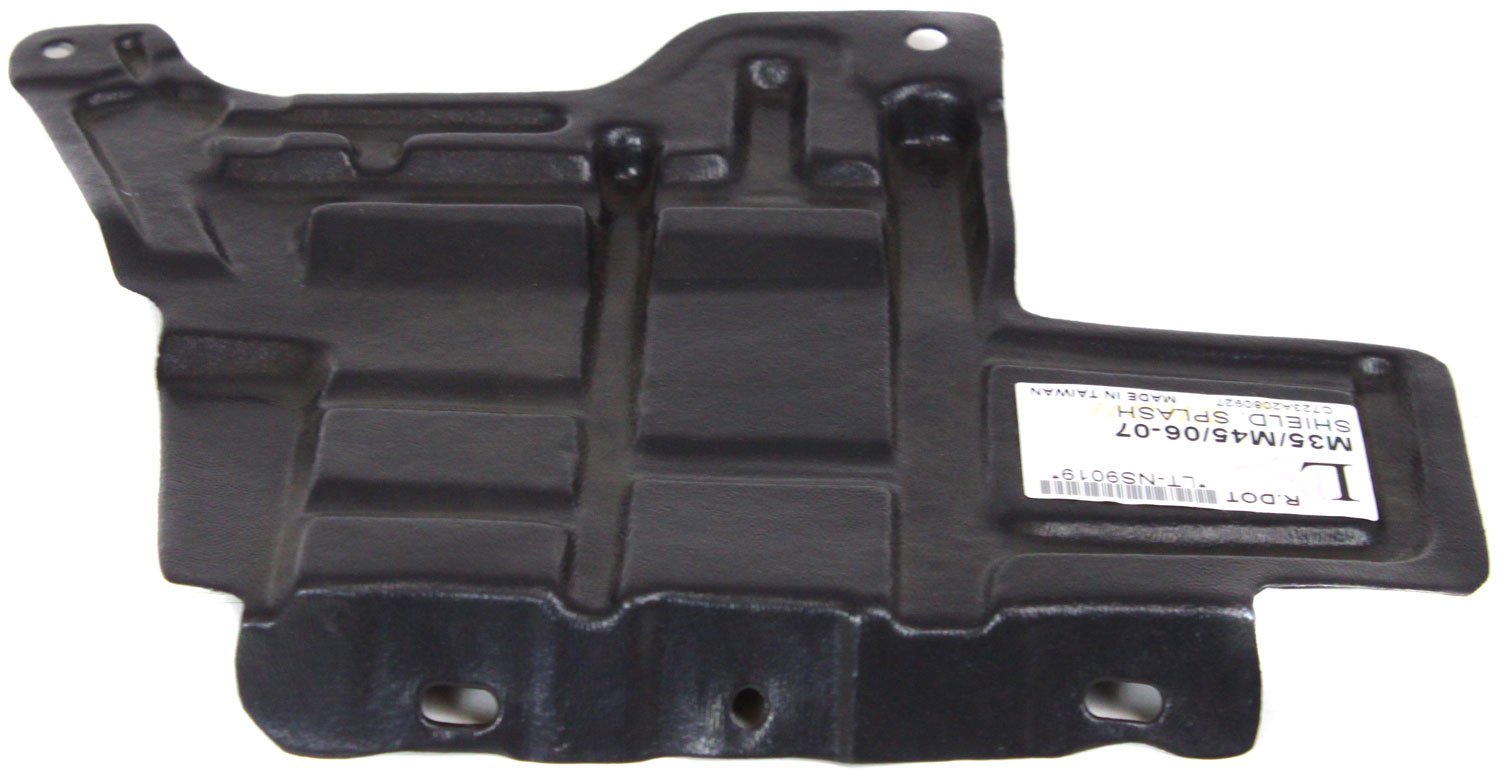 Engine Splash Shield Under Cover for Infiniti M35 2006-2007, Left (Driver) Side, Replacement