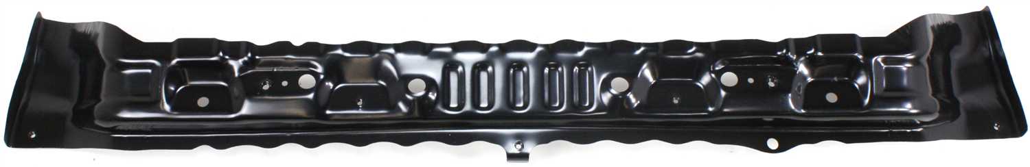 Radiator Support Lower Outer Tie Bar Assembly in Black Steel for Subaru Legacy 2005-2009, Replacement