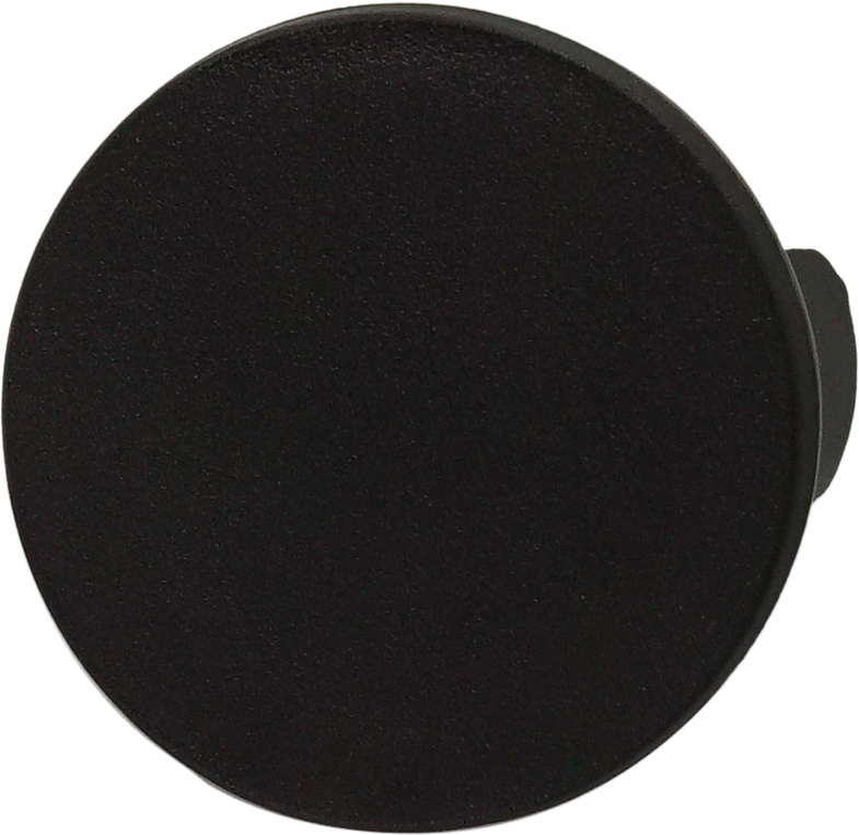 Front Bumper Tow Hook Cover for Chevrolet Silverado 1500 (2019-2021, 2022), Textured Black, Replacement