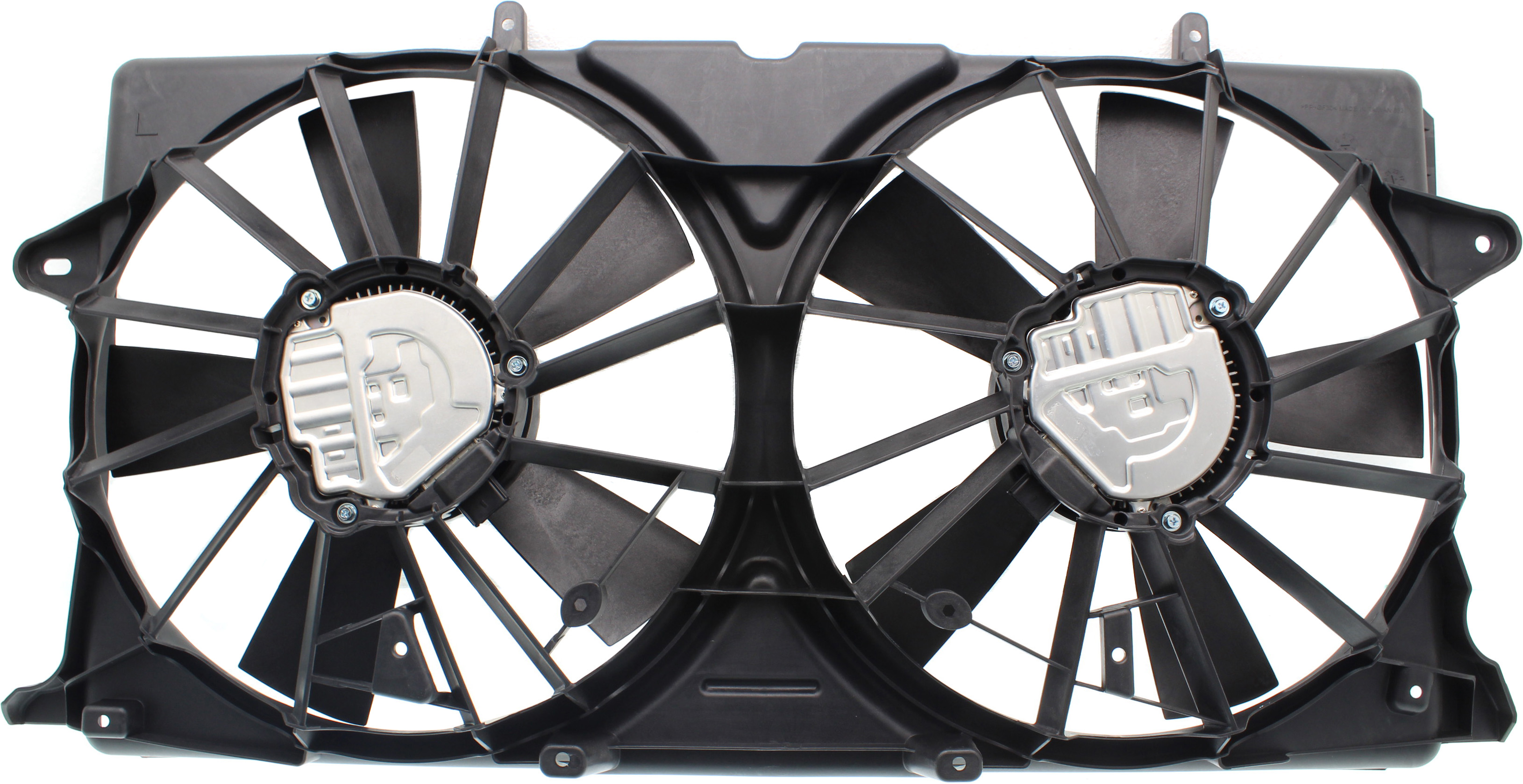Radiator Fan Assembly for Chevrolet Silverado 1500 (2014-2018), Suburban (2015-2020), Dual Fan, Includes 19 1500 LD/1500 Limited, Replacement