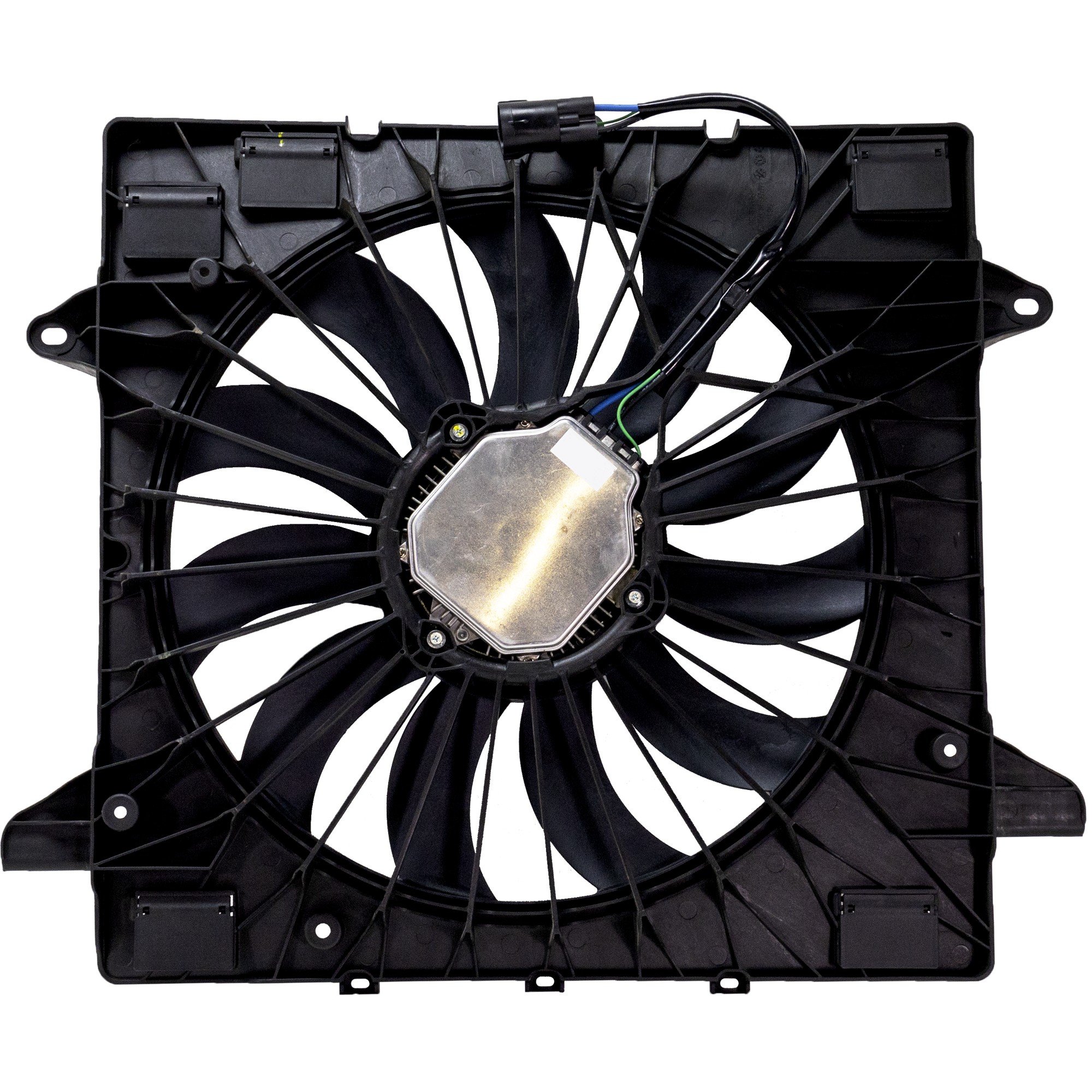 Radiator Fan Assembly for Cadillac XT5 (2017-2019), GMC Acadia (2017-2019), Chevrolet Blazer (2019) w/ Towing Package, 3.6L Engine, Single Fan, Replacement
