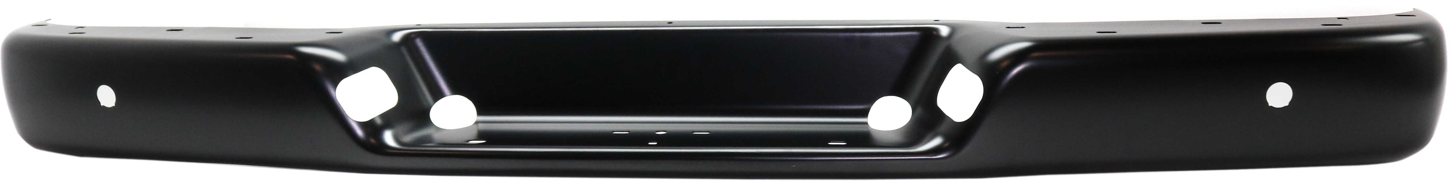Step Bumper Face Bar for EXPRESS/SAVANA 2013-2023, Without Pad, With Pad Provision, Without Mounting Bracket, Painted, With Object Sensor Holes, 2018-2021 Without Blind Spot Sensor Holes, Replacement