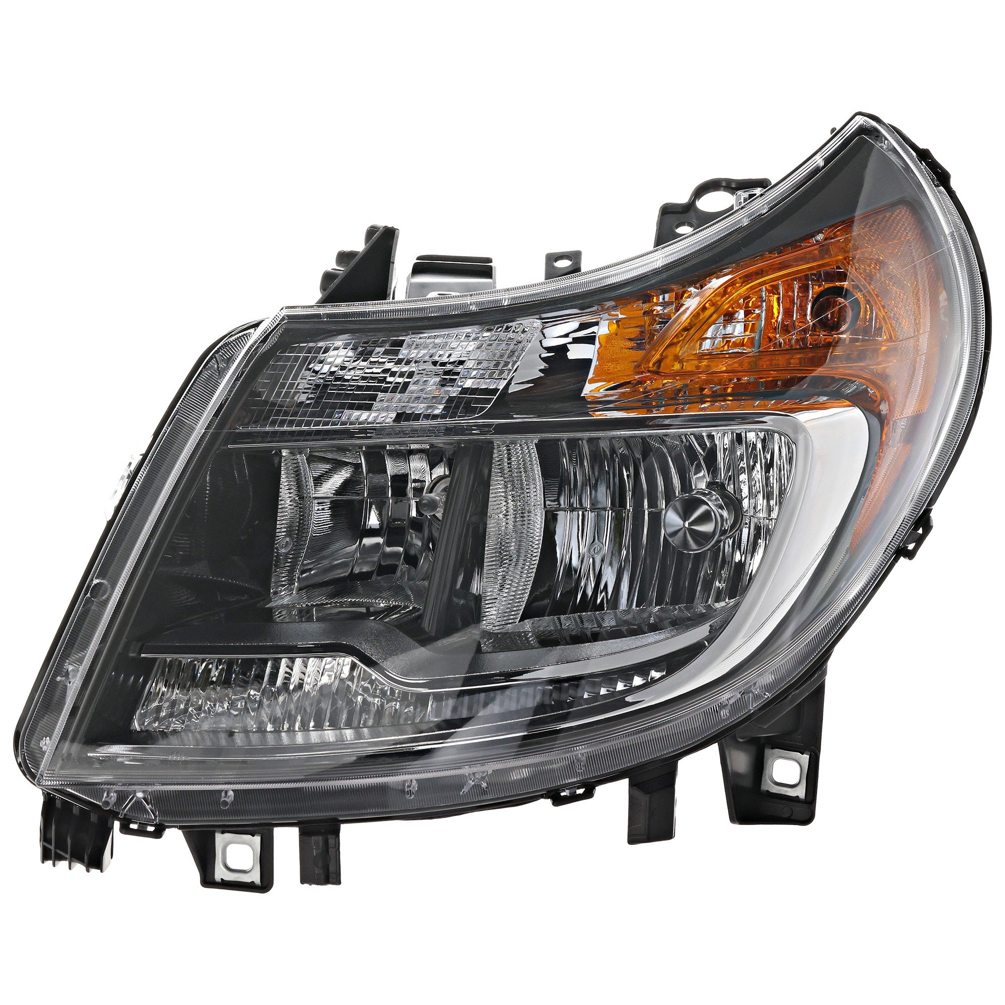 Headlight Assembly for 2014-2022 Dodge ProMaster Van, Left (Driver) Side, with Daytime Running Light, Replacement