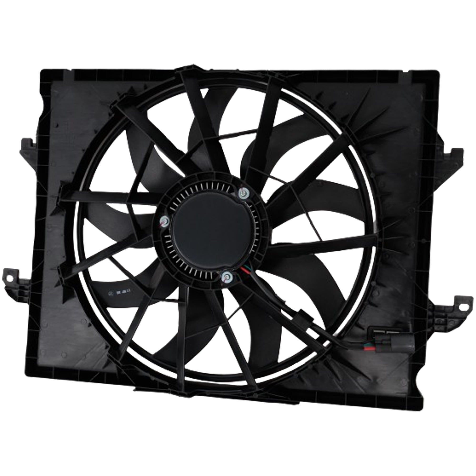 Radiator Fan Assembly for Dodge Ram 1500 Pickup 2019-2024, Wagoneer 2022-2023, Single Fan, Fits 3.6L and 5.7L Gas Engine, Type 1, Replacement