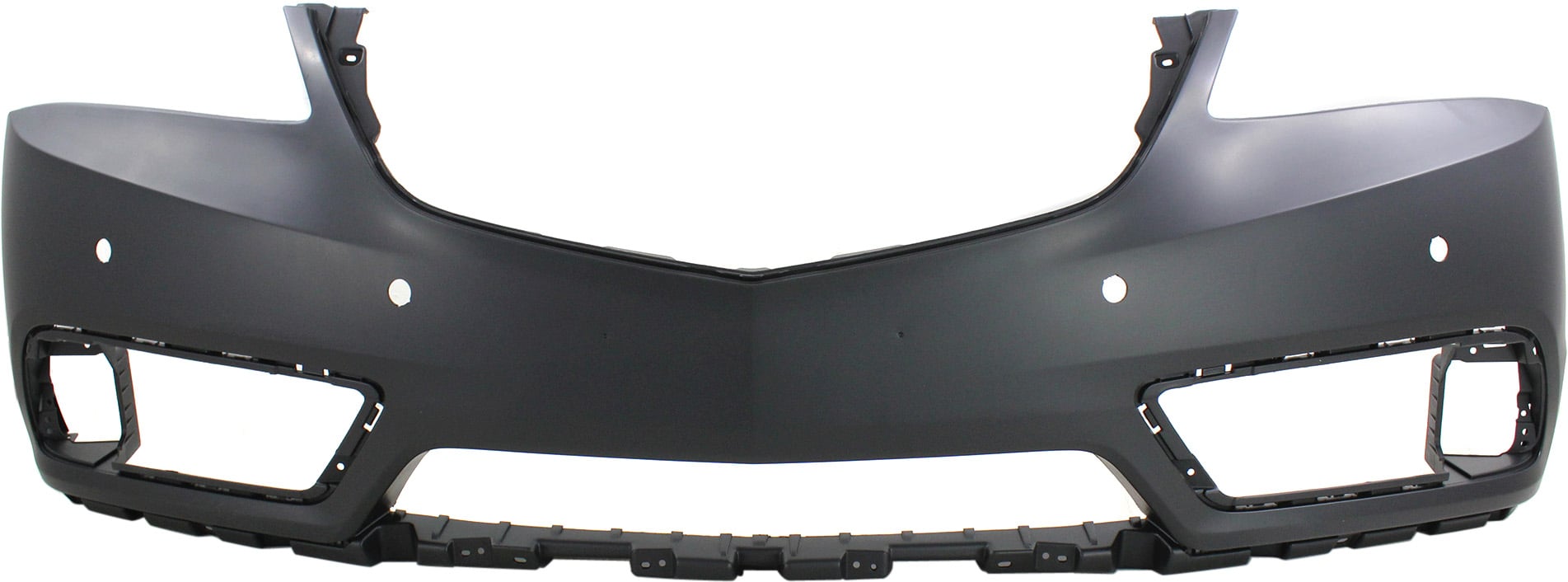 Front Bumper Cover for Acura MDX 2014-2016, Primed (Ready to Paint), with Parking Aid Sensor Holes and Adaptive Cruise Control, Replacement (CAPA Certified)