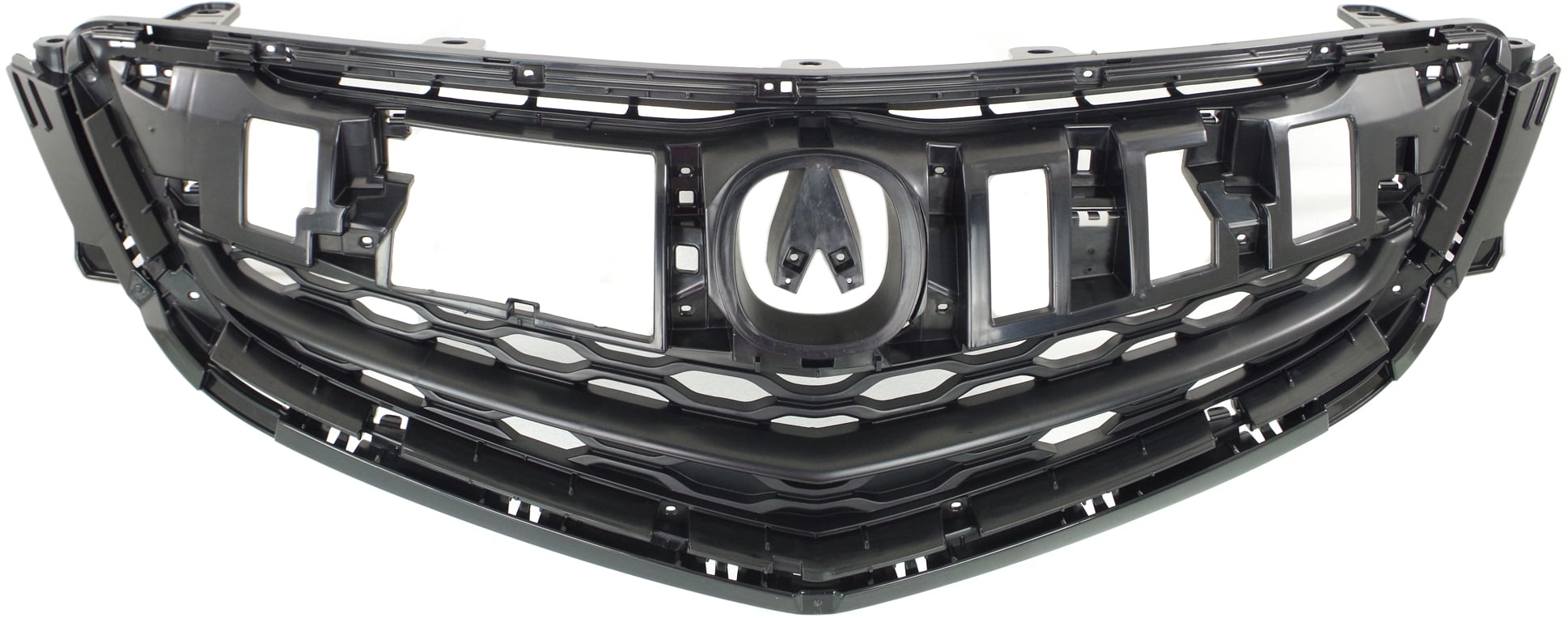 Grille for Acura TLX 2015-2017, Paintable Shell and Insert, Replacement