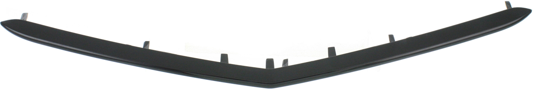 Lower Grille Molding for Acura TL 2012-2014, Painted Black, Replacement (CAPA Certified)
