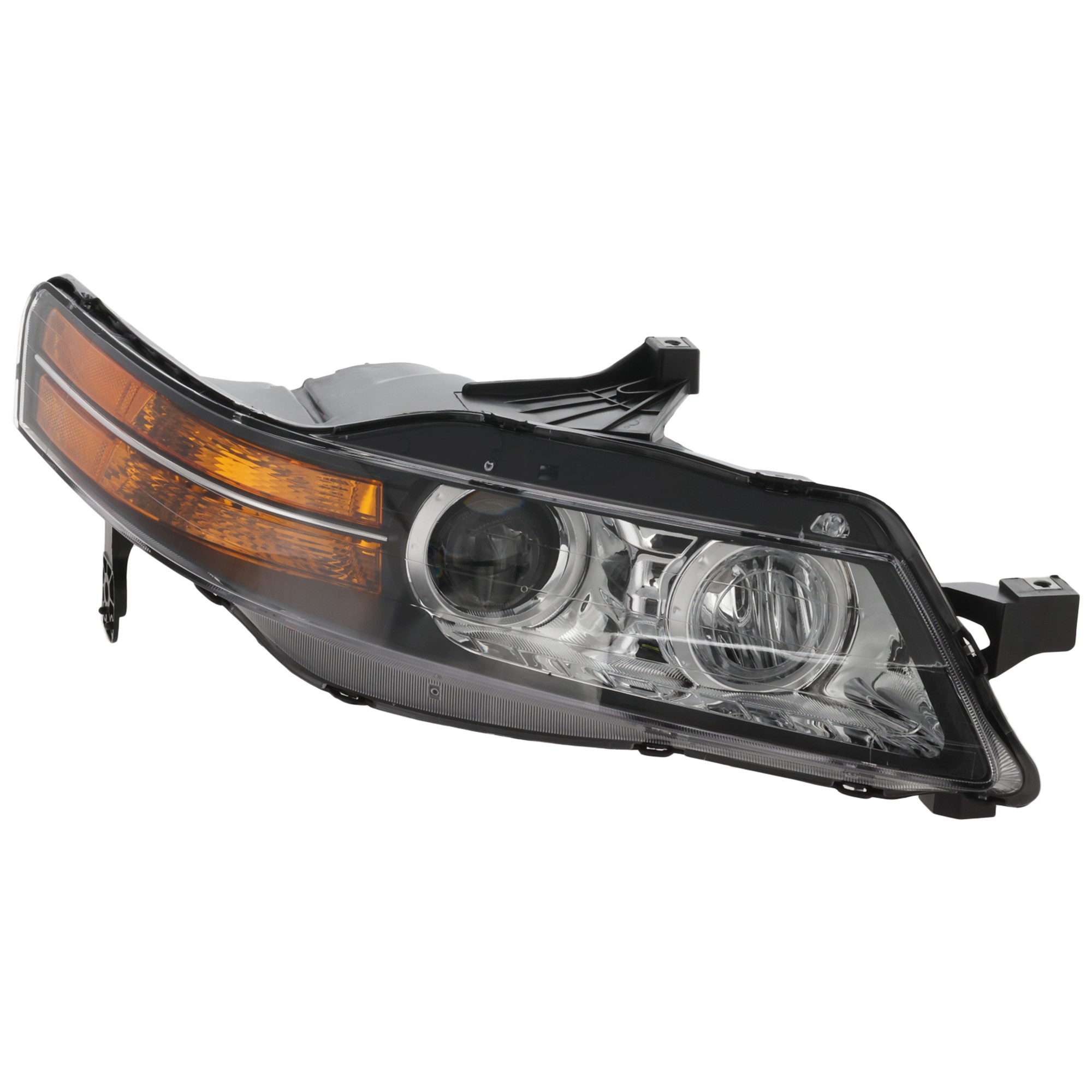 Headlight for Acura TL 2007-2008, Right (Passenger), Lens and Housing, Base Model, Replacement